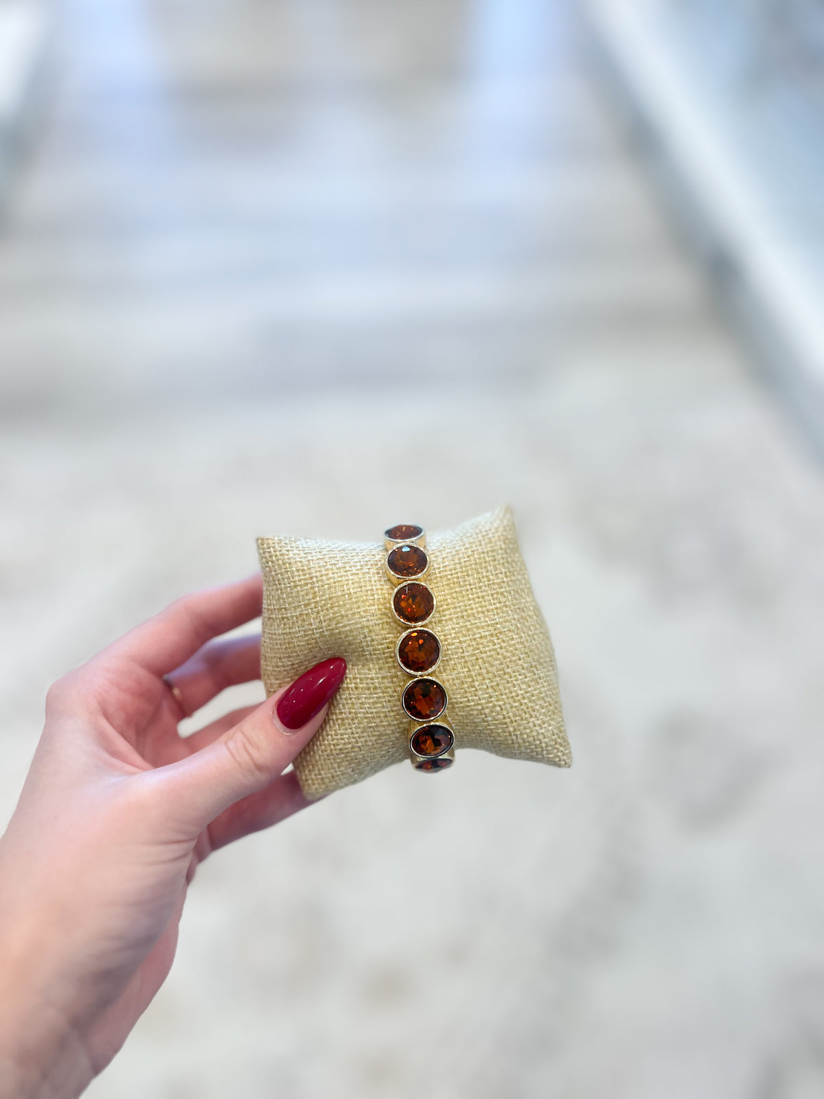 Amber Bubble Bracelet