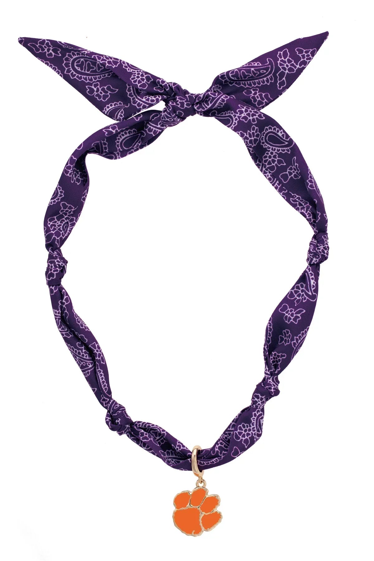 Clemson Tigers Scarf Necklace