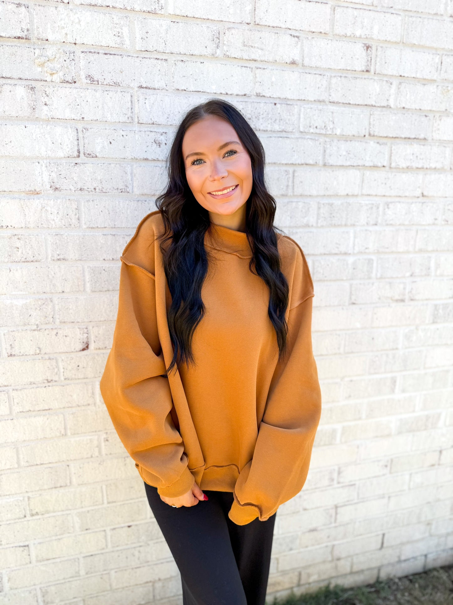 Mock Neck Everyday Crew Neck