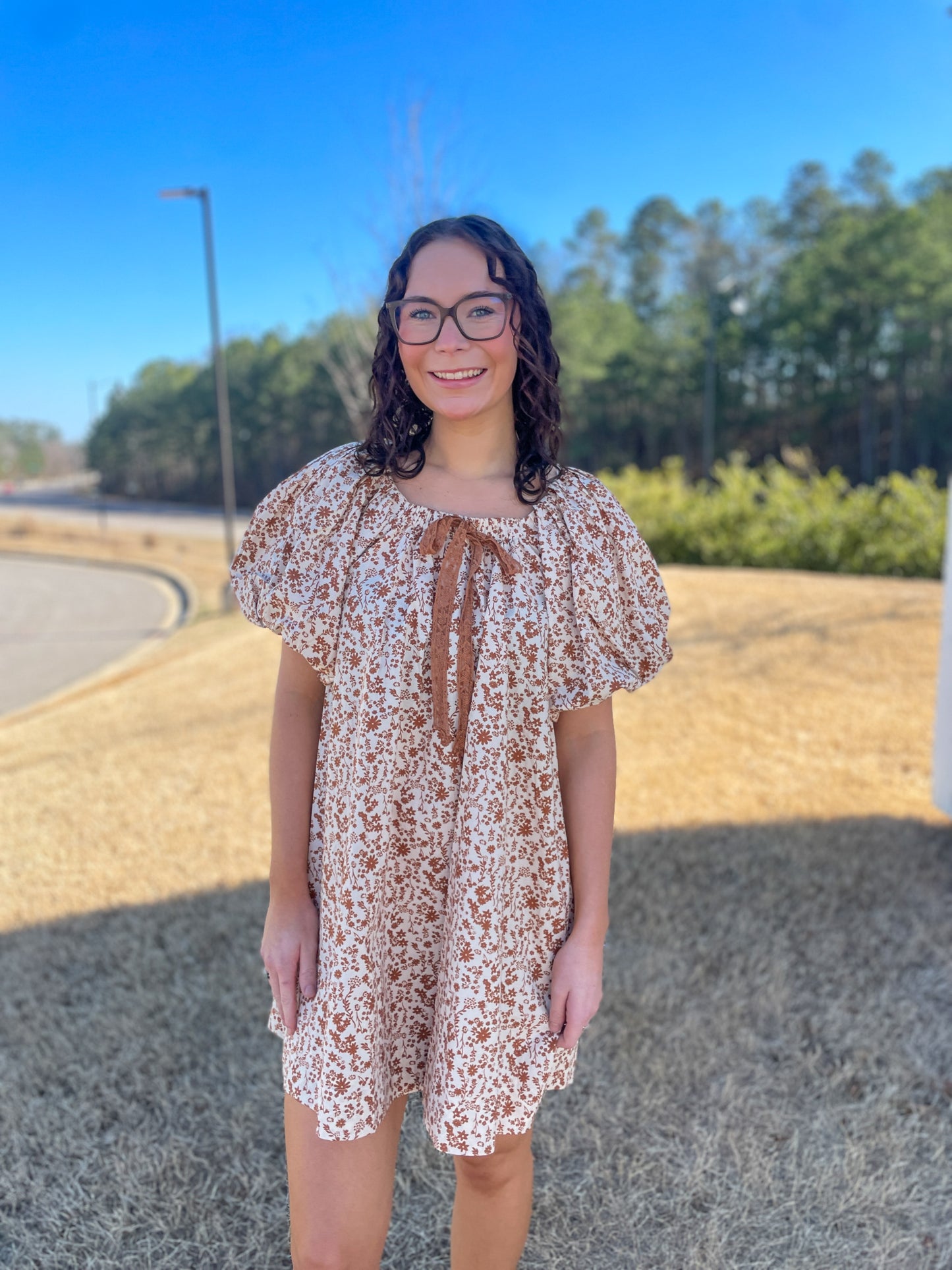 Lilia Puff Sleeve Dress