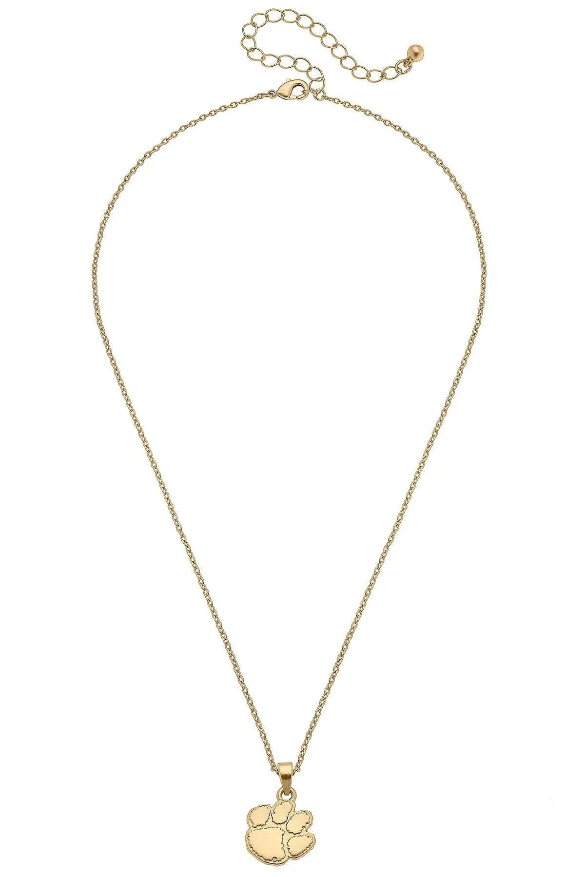 Clemson Tigers Gold Necklace