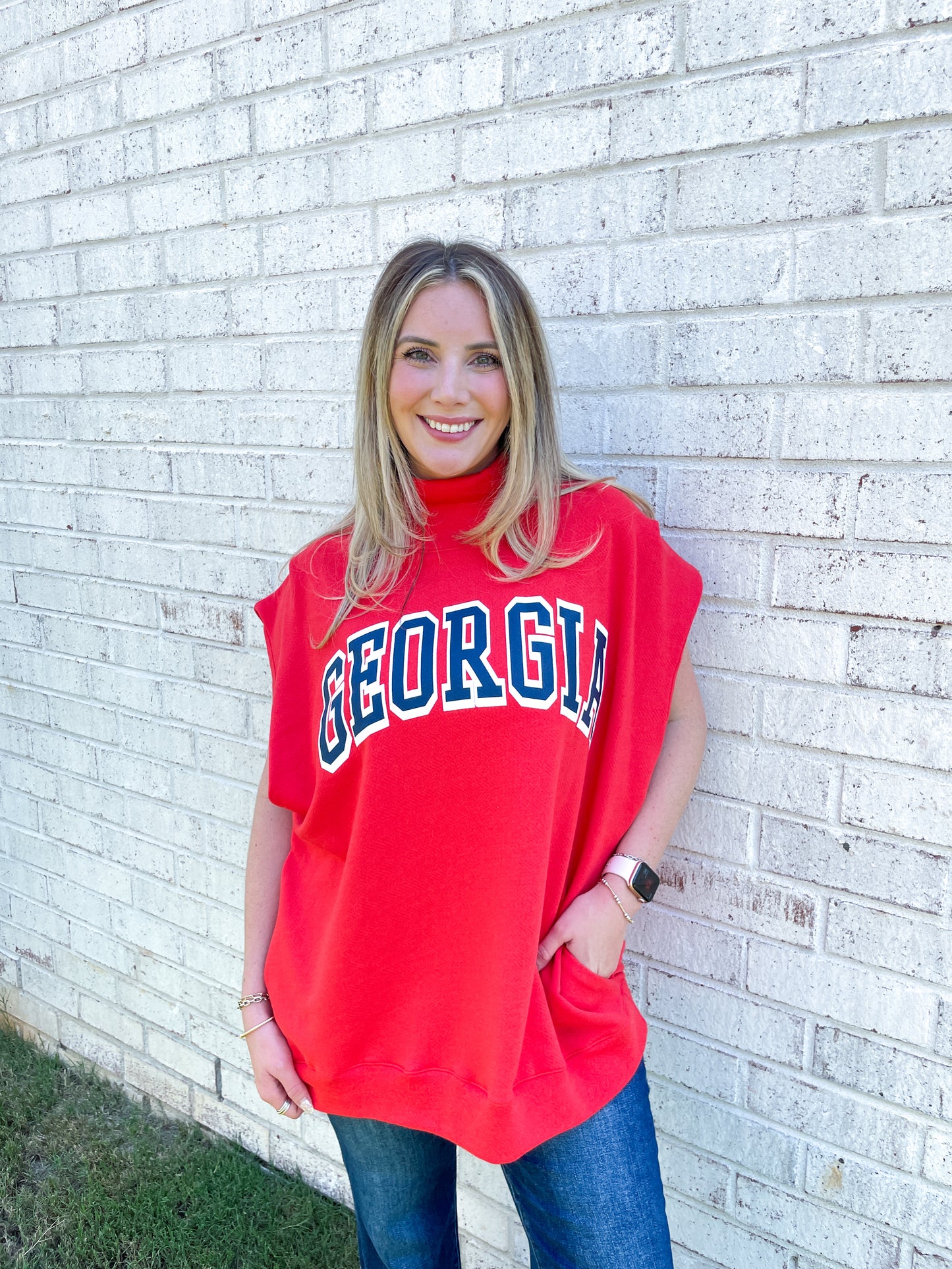 Georgia Mock Neck