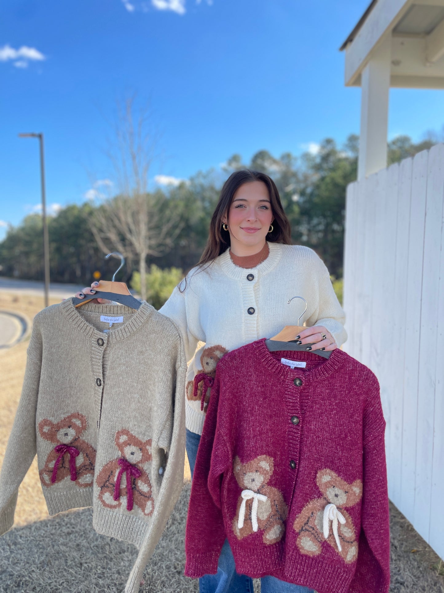 Teddy Bear Button Up Cardigan