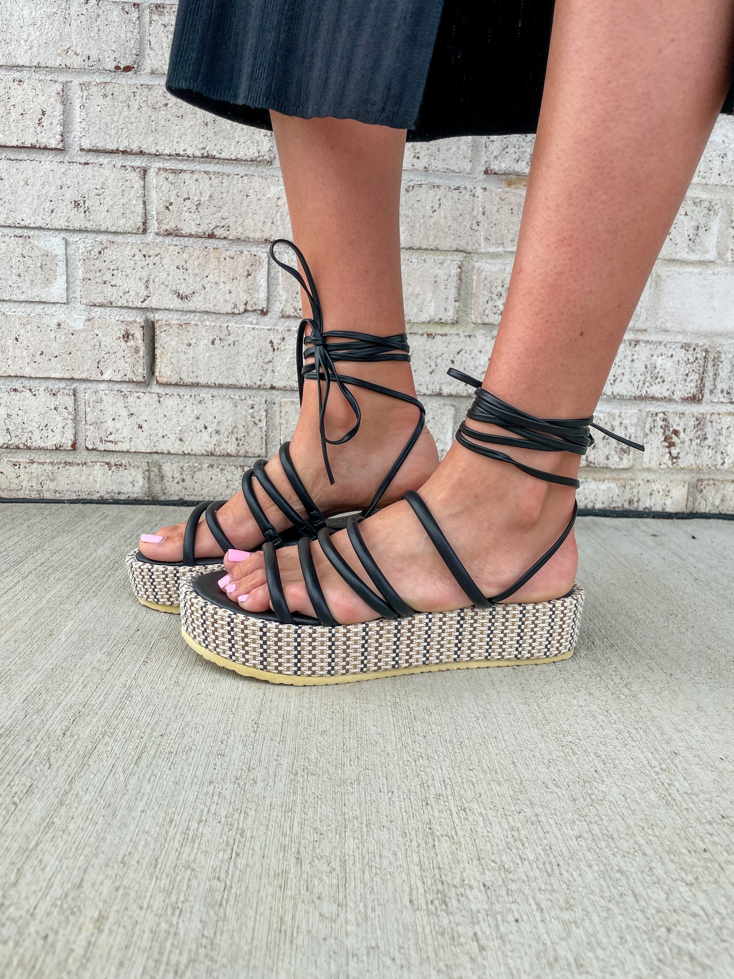 Eli Wrap Platform Sandal