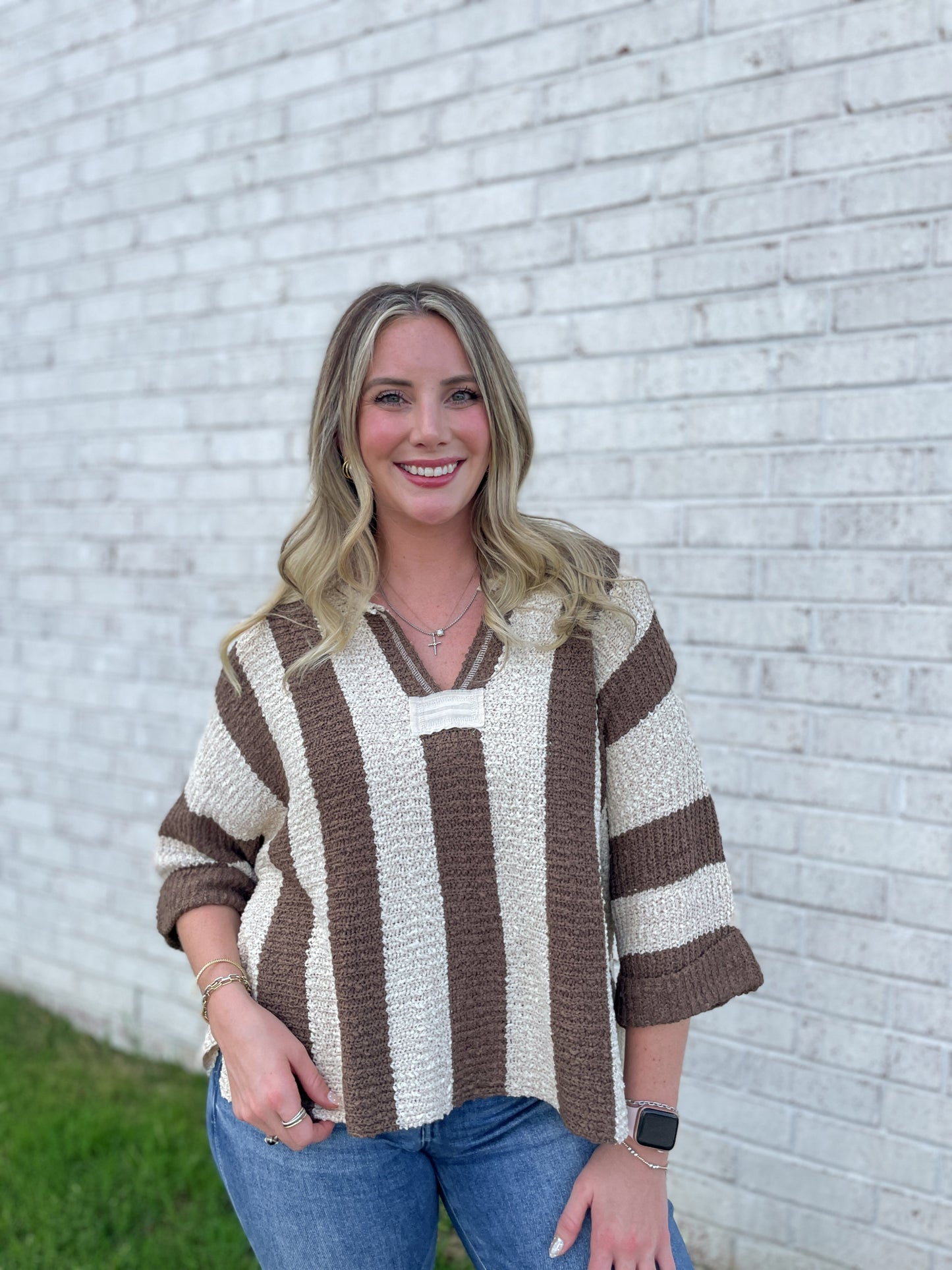 Mason Knit Stripped Top