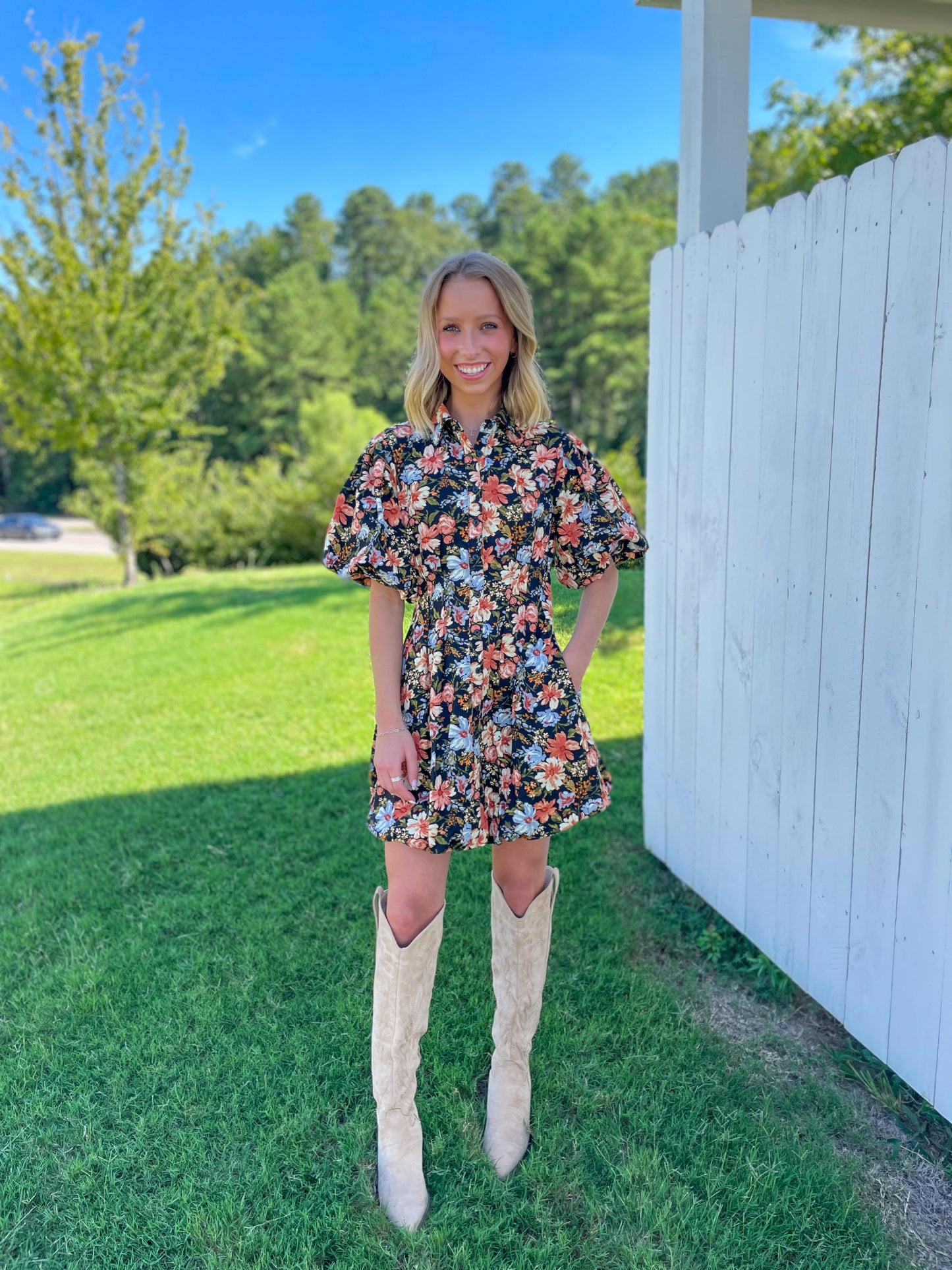 Macie Floral Mini Dress