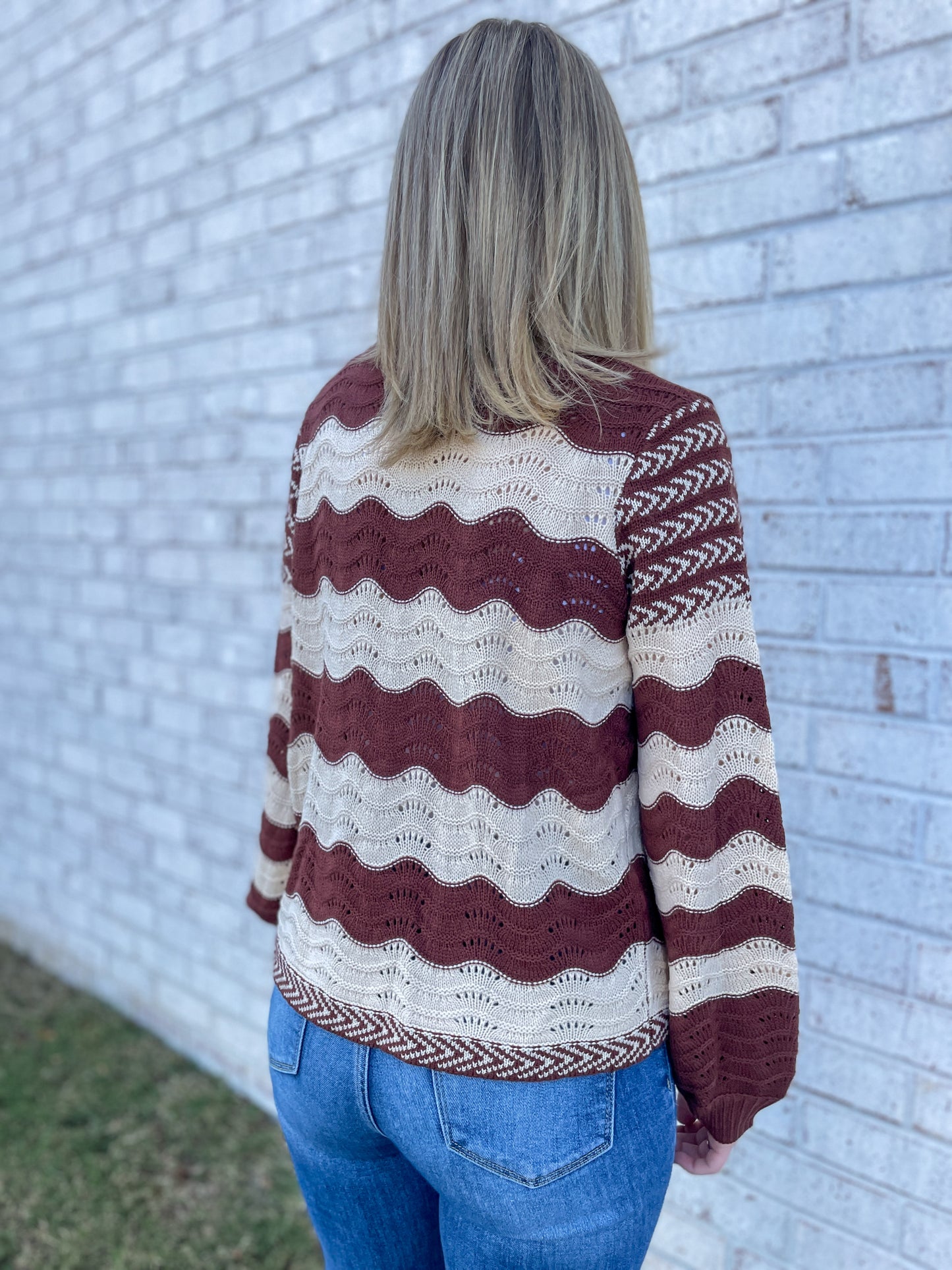 Monica Bow Tie Sweater