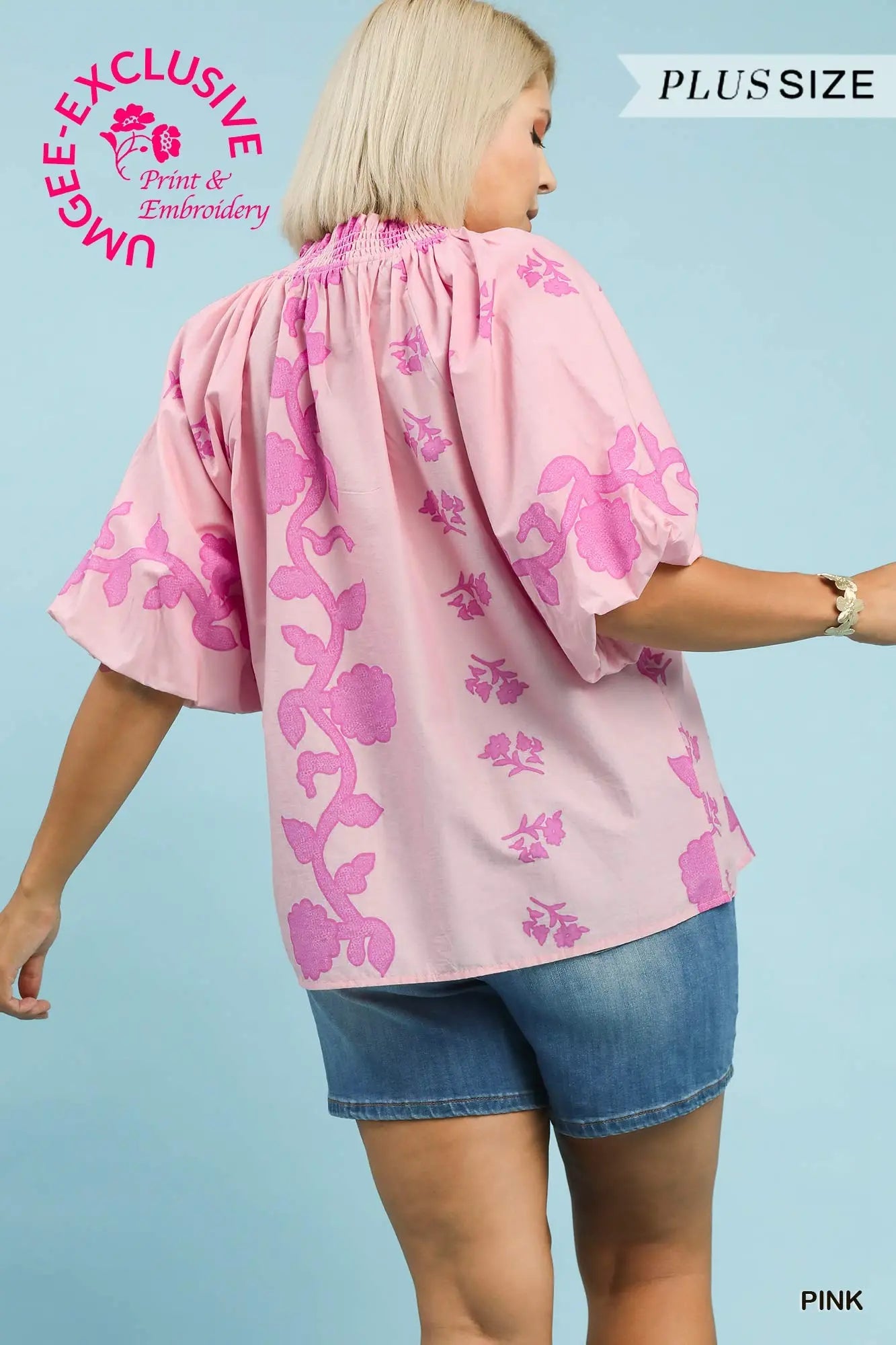 Sammy Patterned Blouse - PLUS