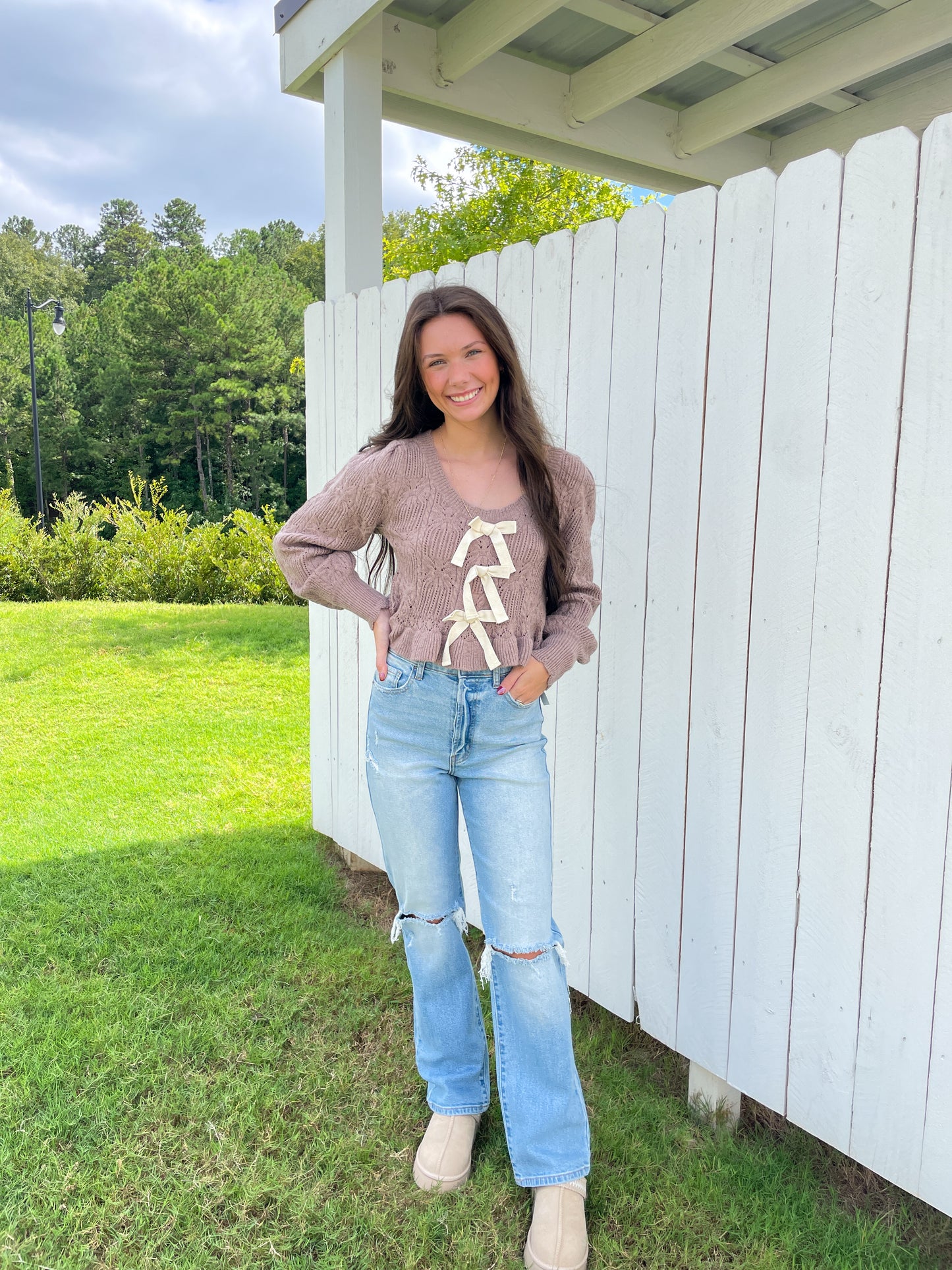 Tara Bow Sweater