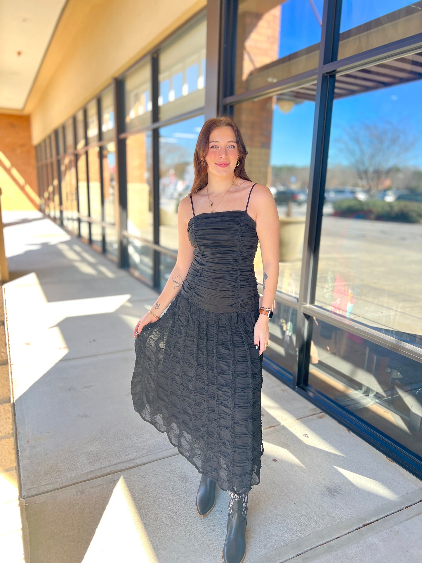 Madeline Drop Waist Midi