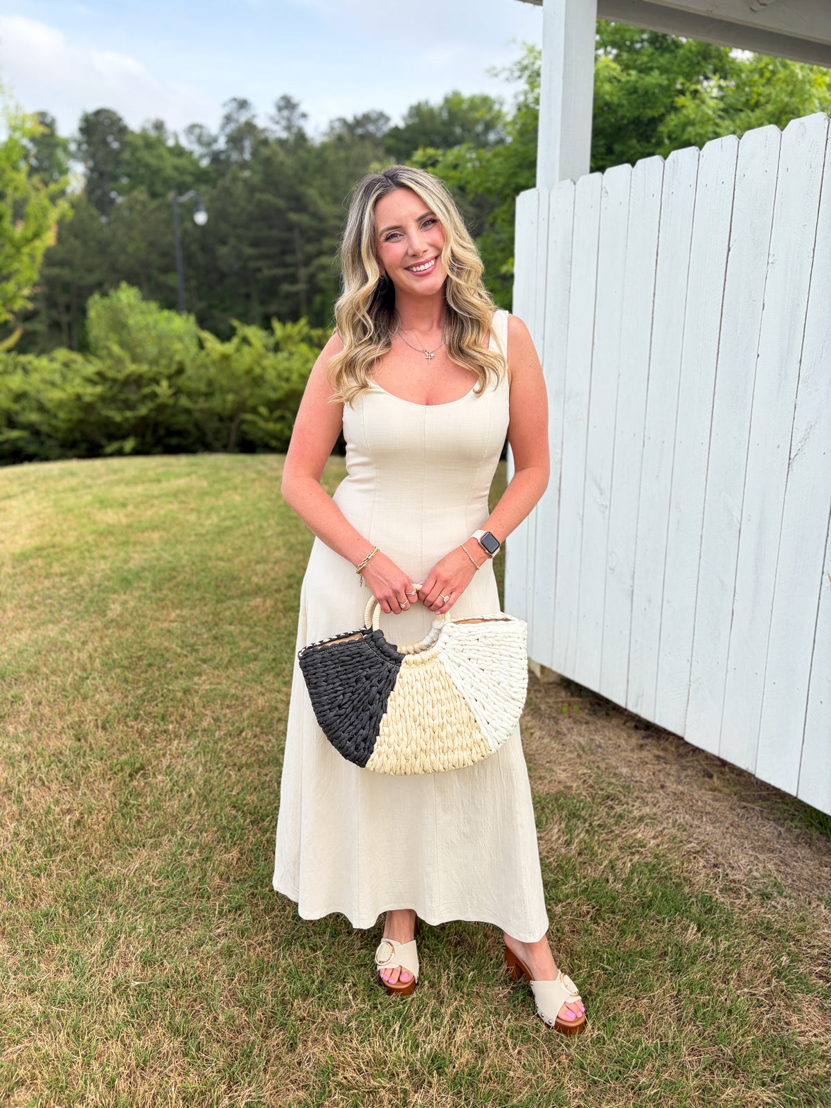Dean Linen Midi Dress