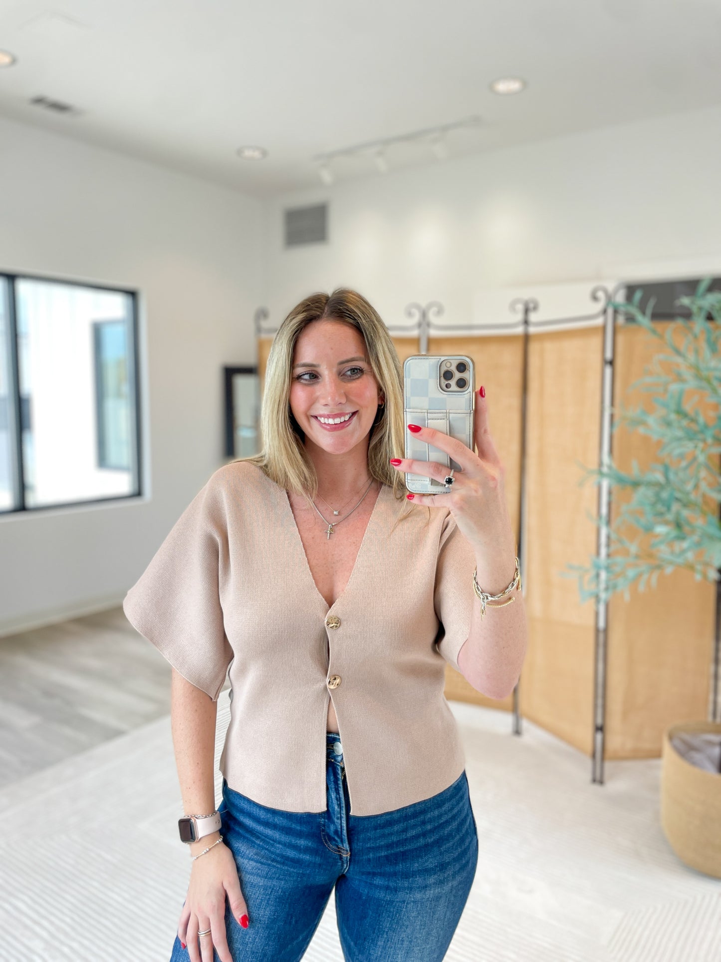 Rowe Button Up Top