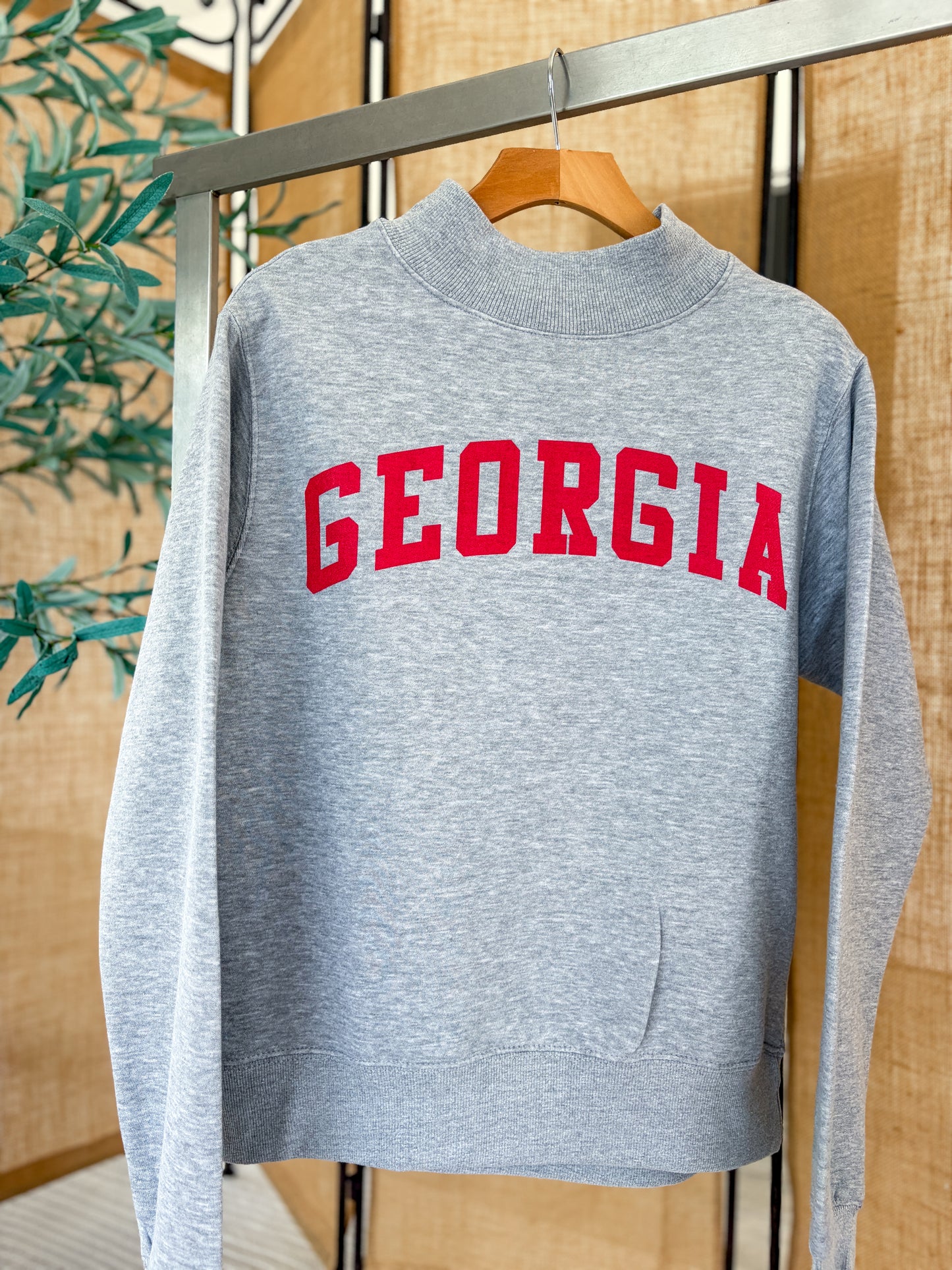 Georgia Mock Neck Sweatshirt