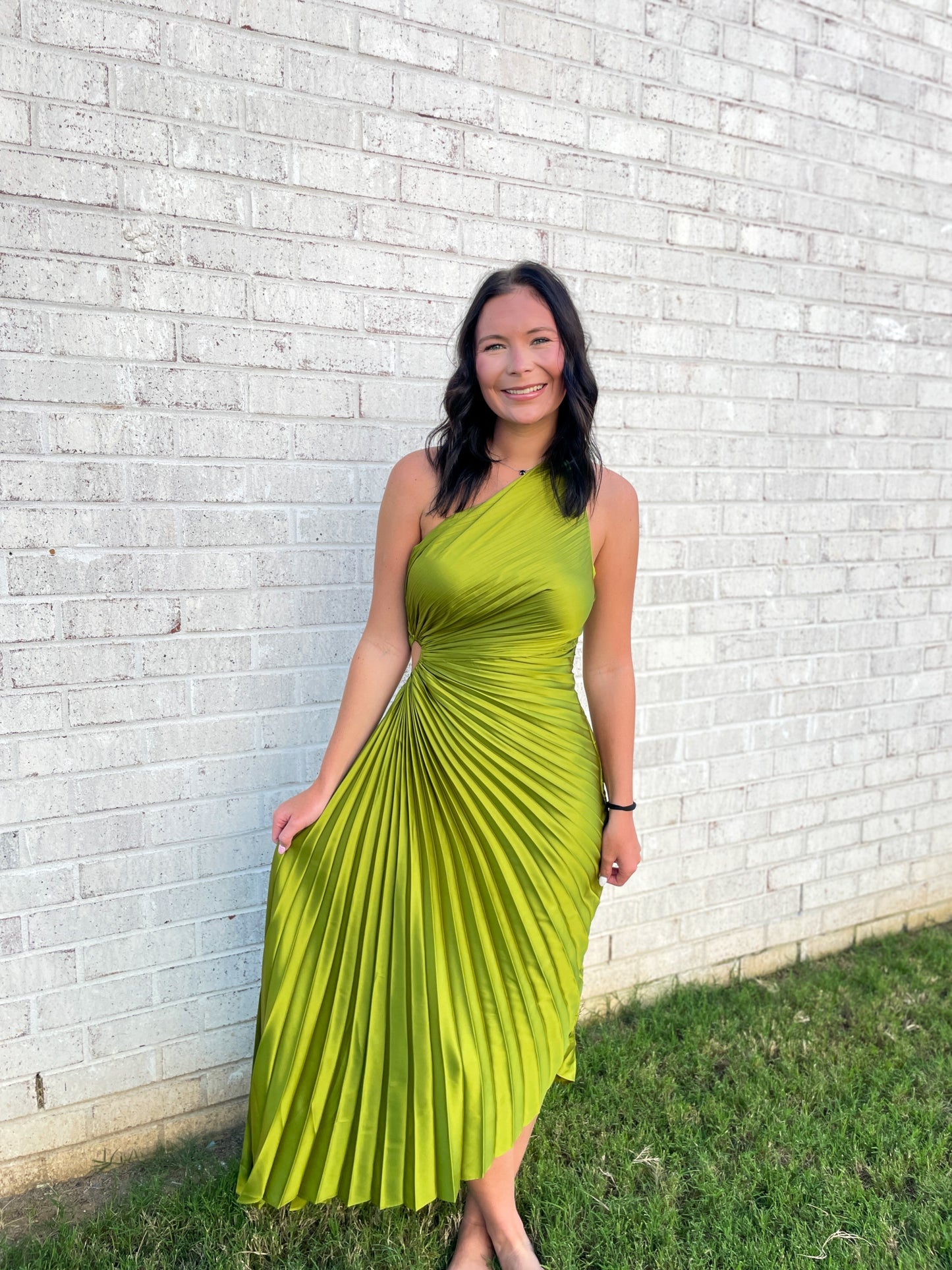 Rosie Asymmetrical Midi Dress