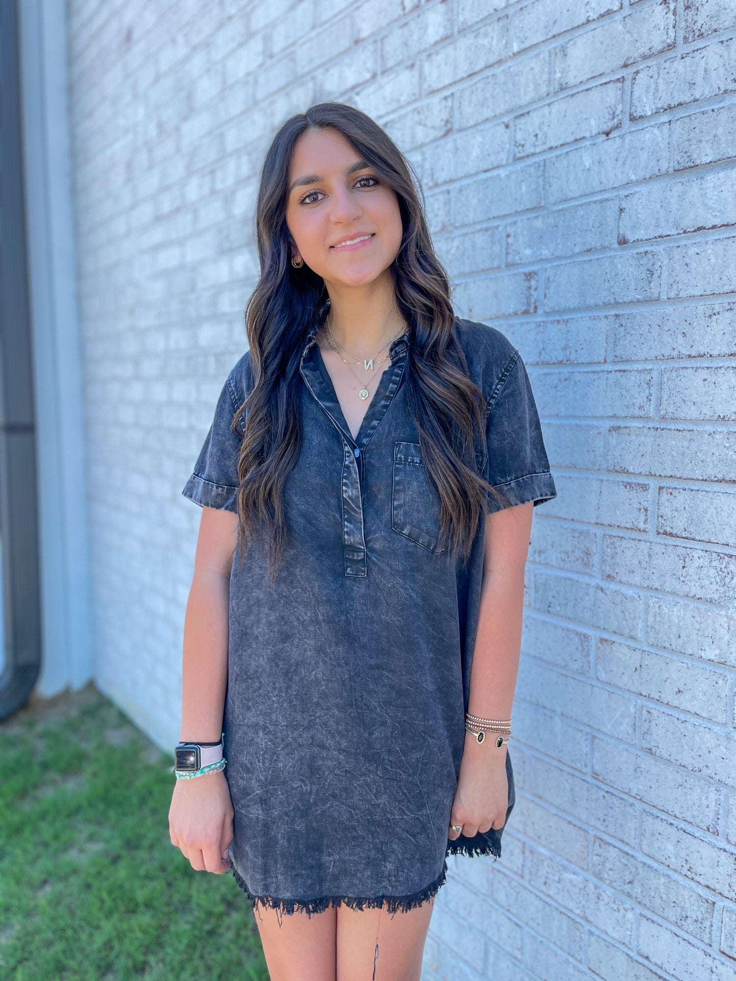 Lightweight Pocket Tee Dress