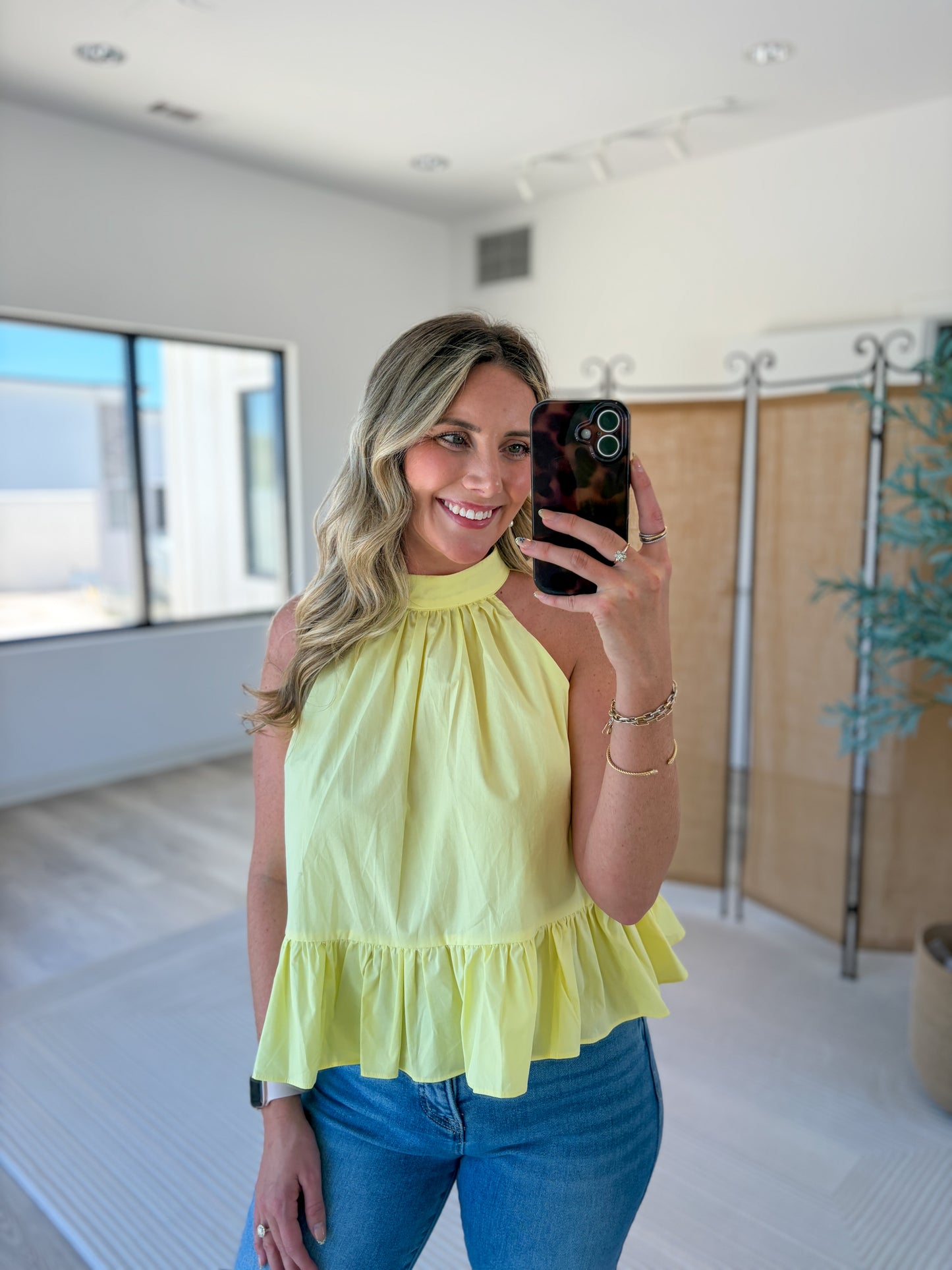 Kallie Peplum Top