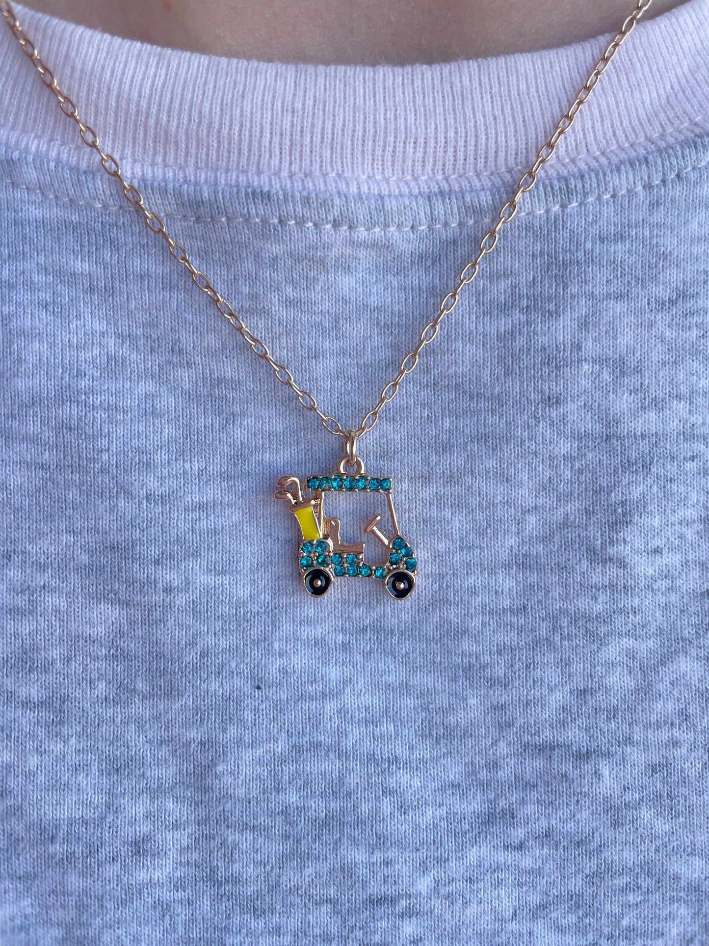 Golf Cart Necklace