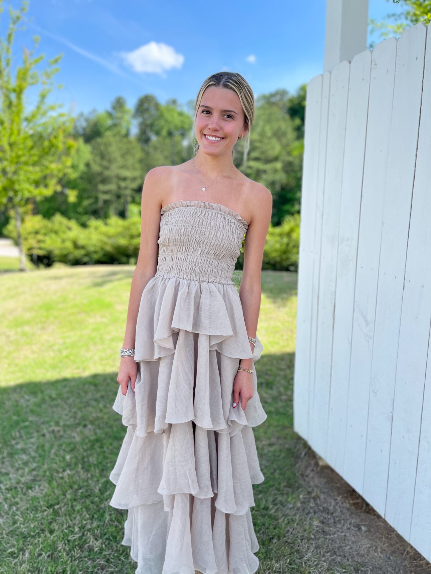 Brooklyn Tiered Midi Dress