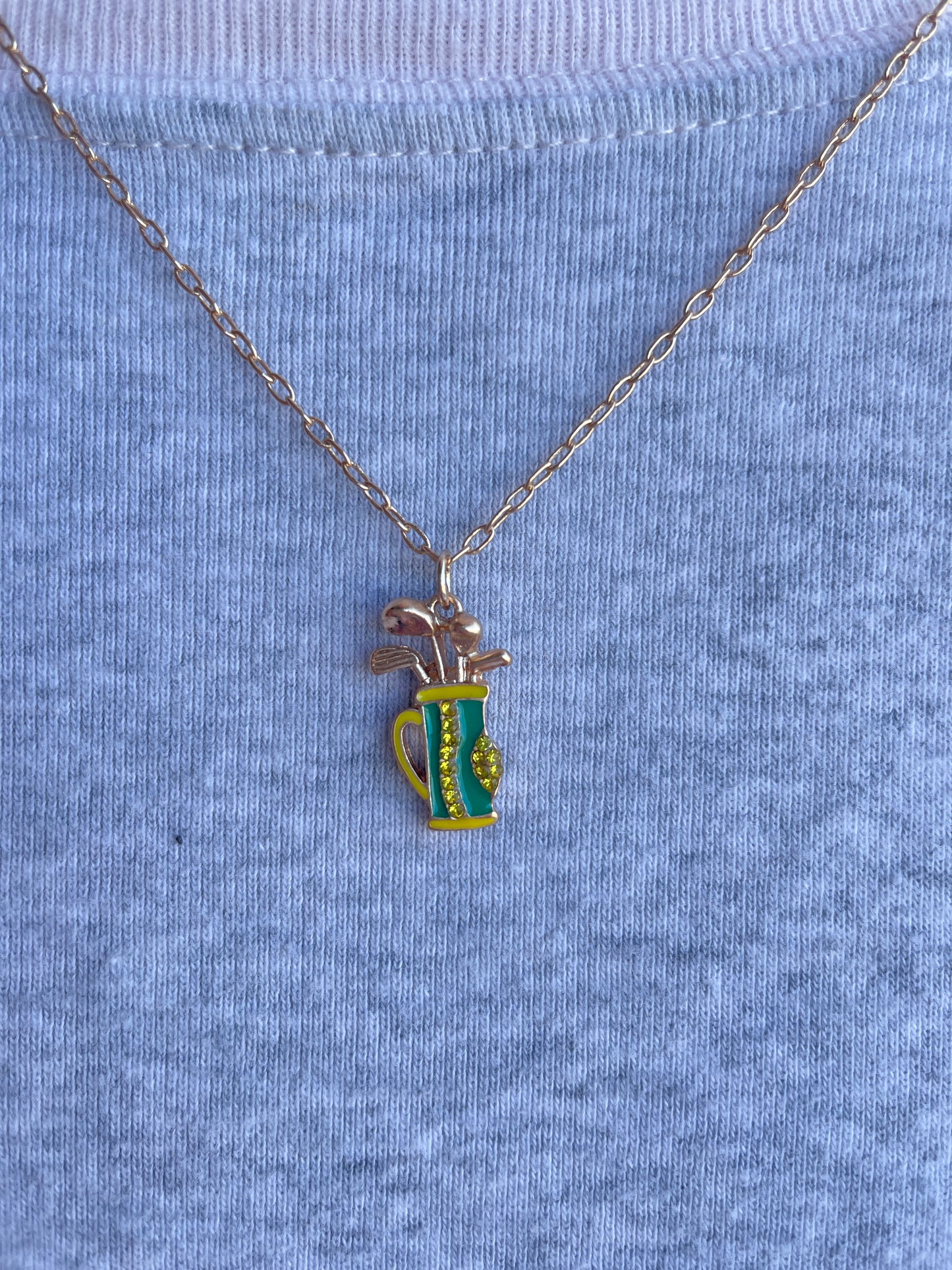 Golf Bag Necklace