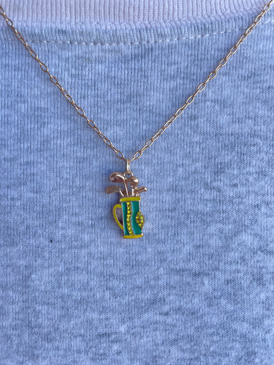 Golf Bag Necklace