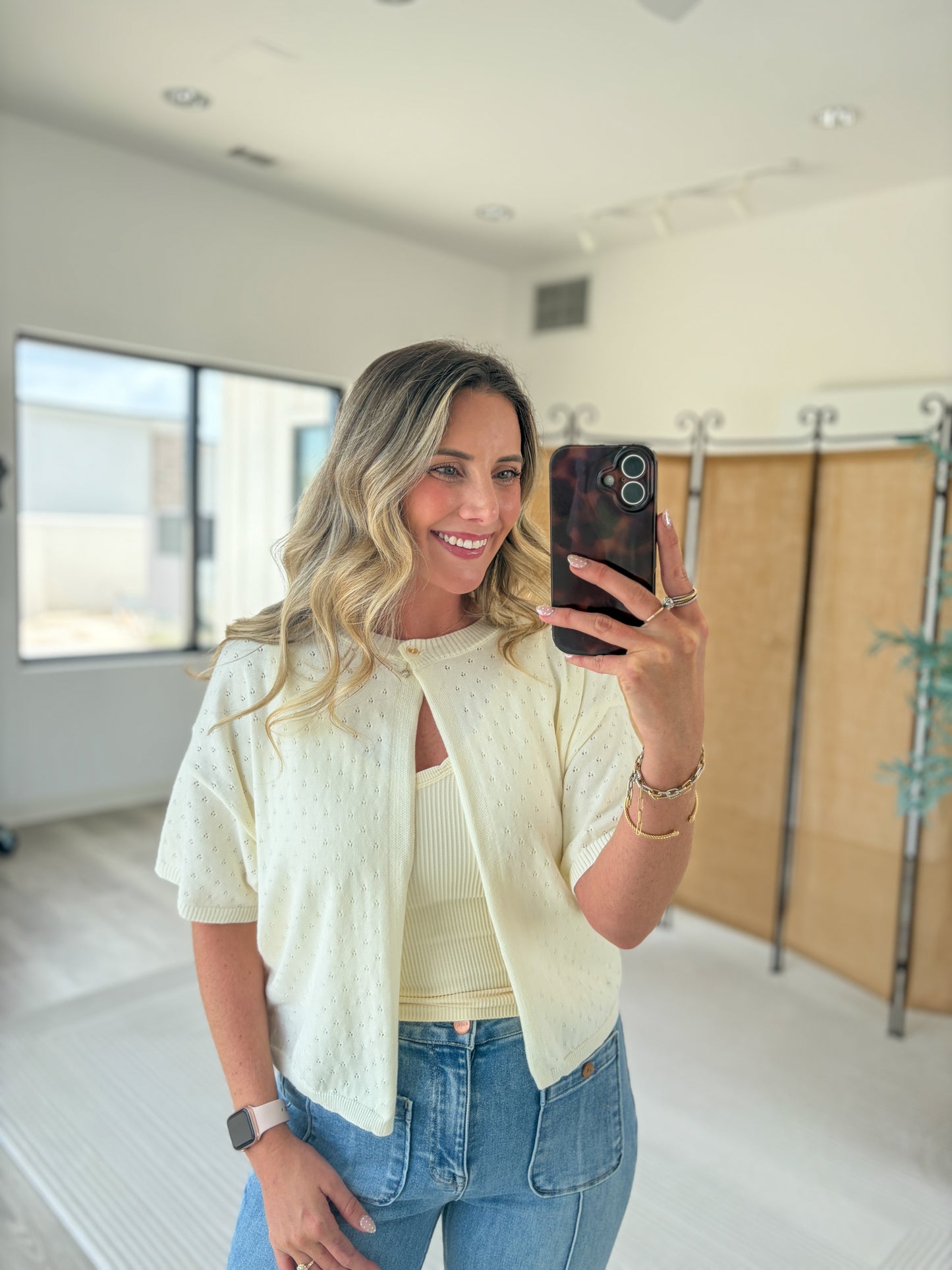 Single Button Cardigan