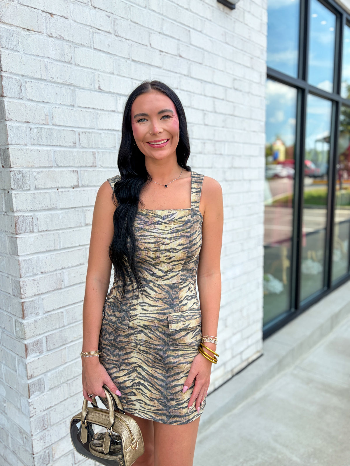 Brooks Tiger Mini Dress