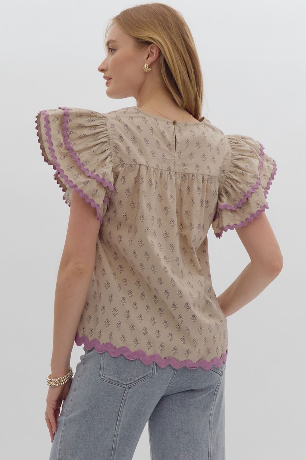 Maggie Flutter Sleeve Top