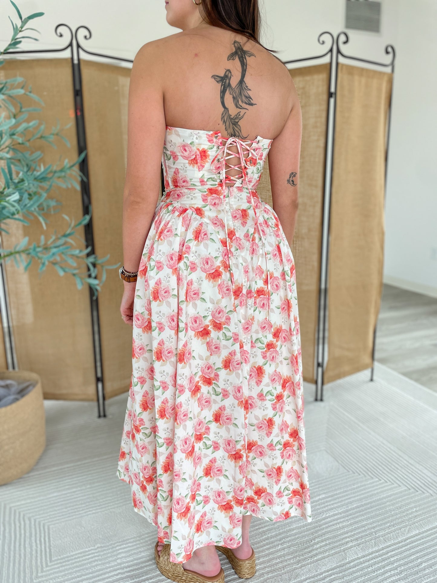 Dorothy Corset Midi Dress