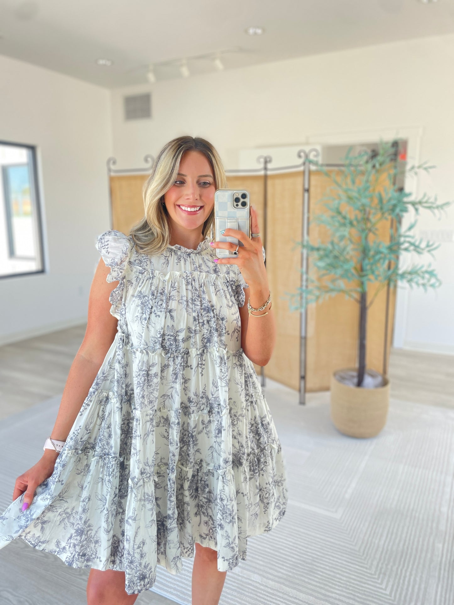 Emmy Printed Dress