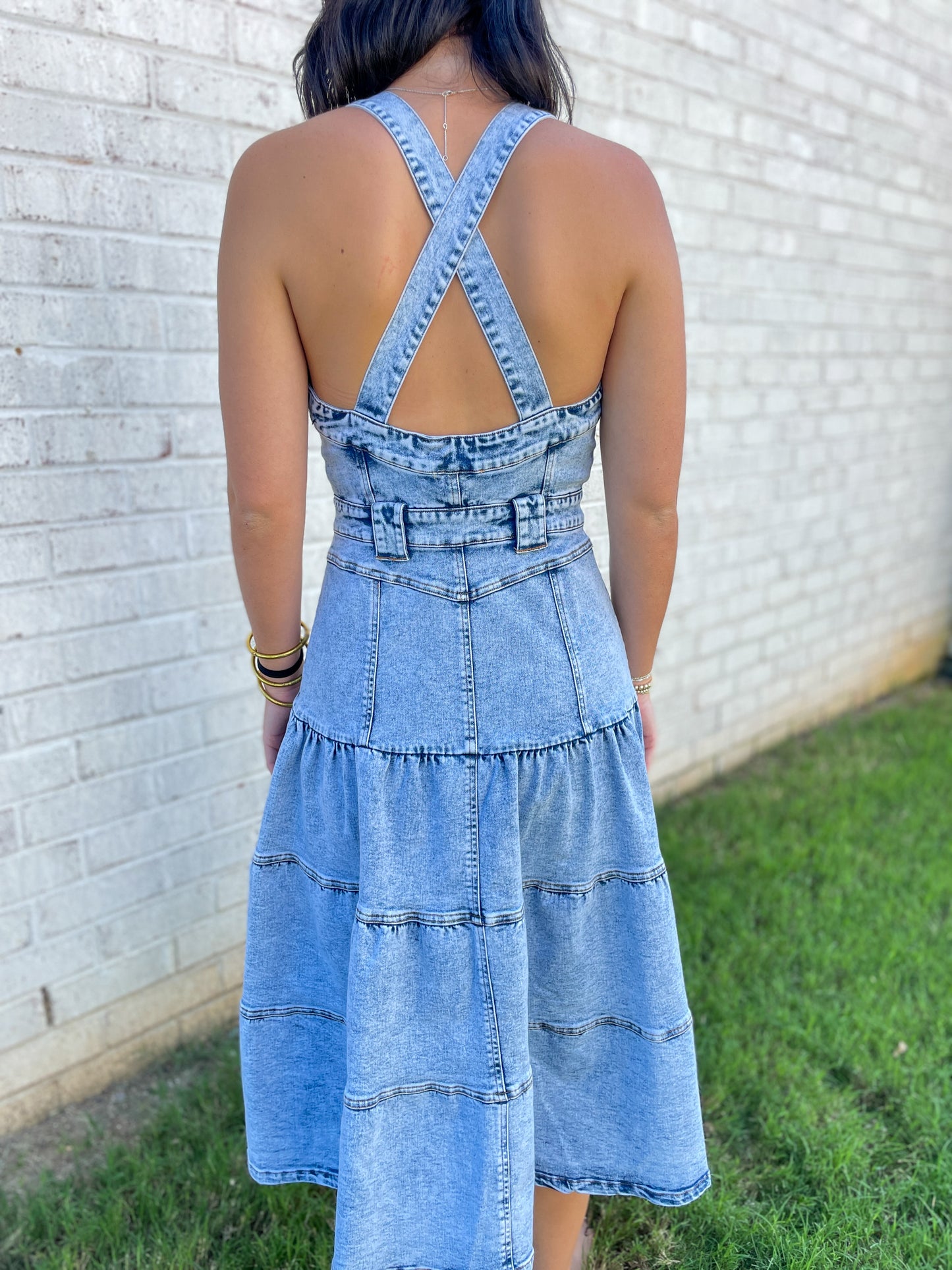 Blakely Denim Midi Dress