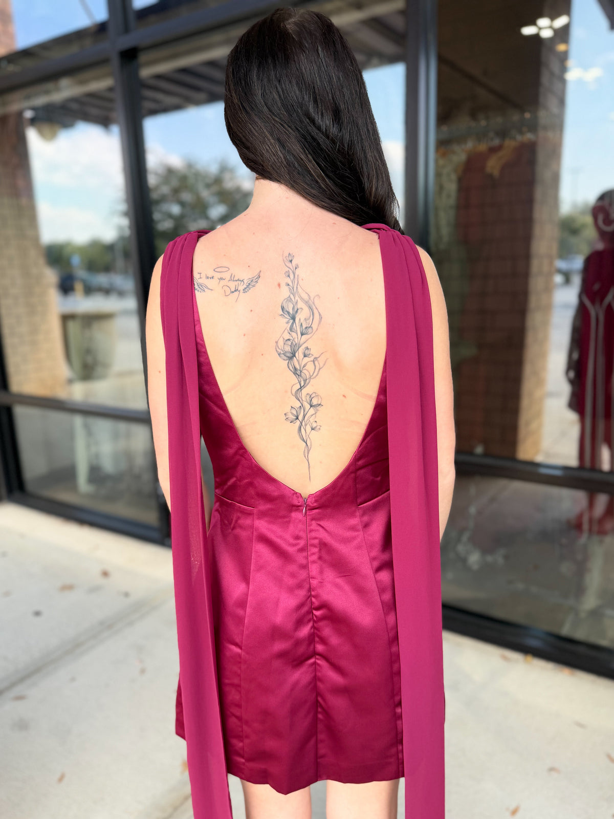 Celena Chiffon Mini Dress