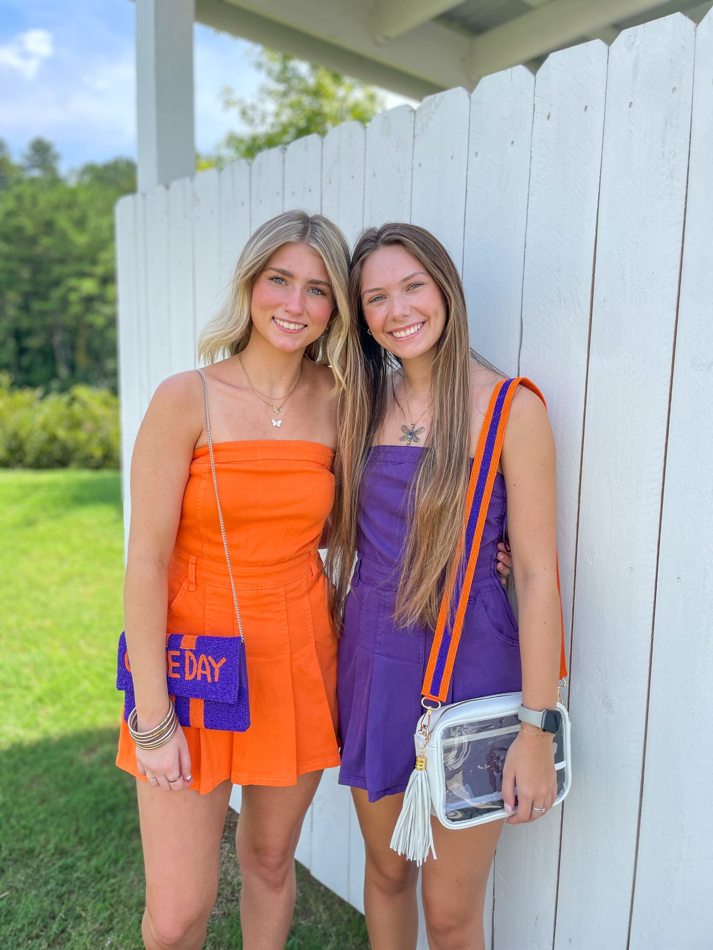 Lincoln Pleated Strapless Denim Romper