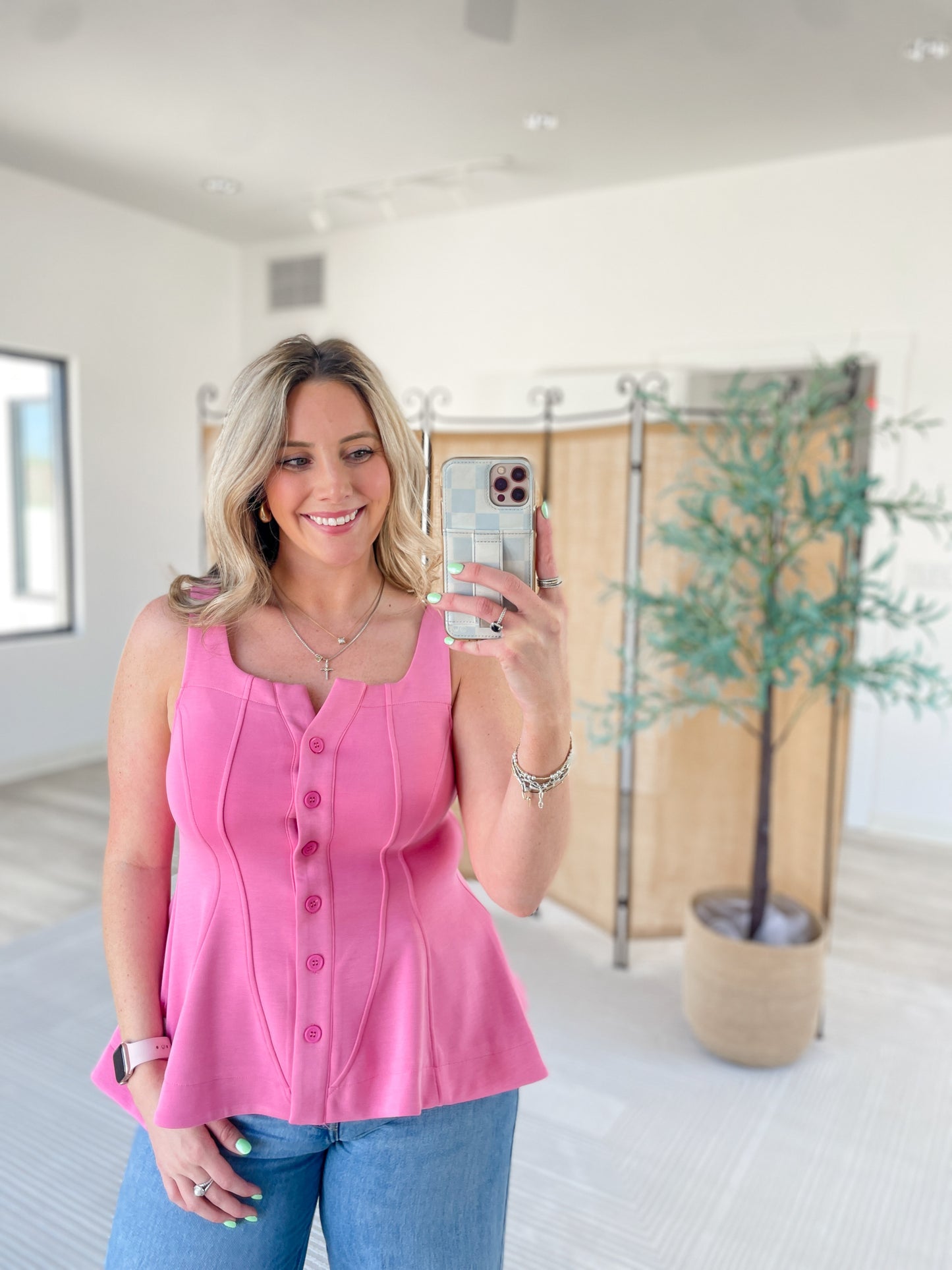 Khloe Button-Up Top