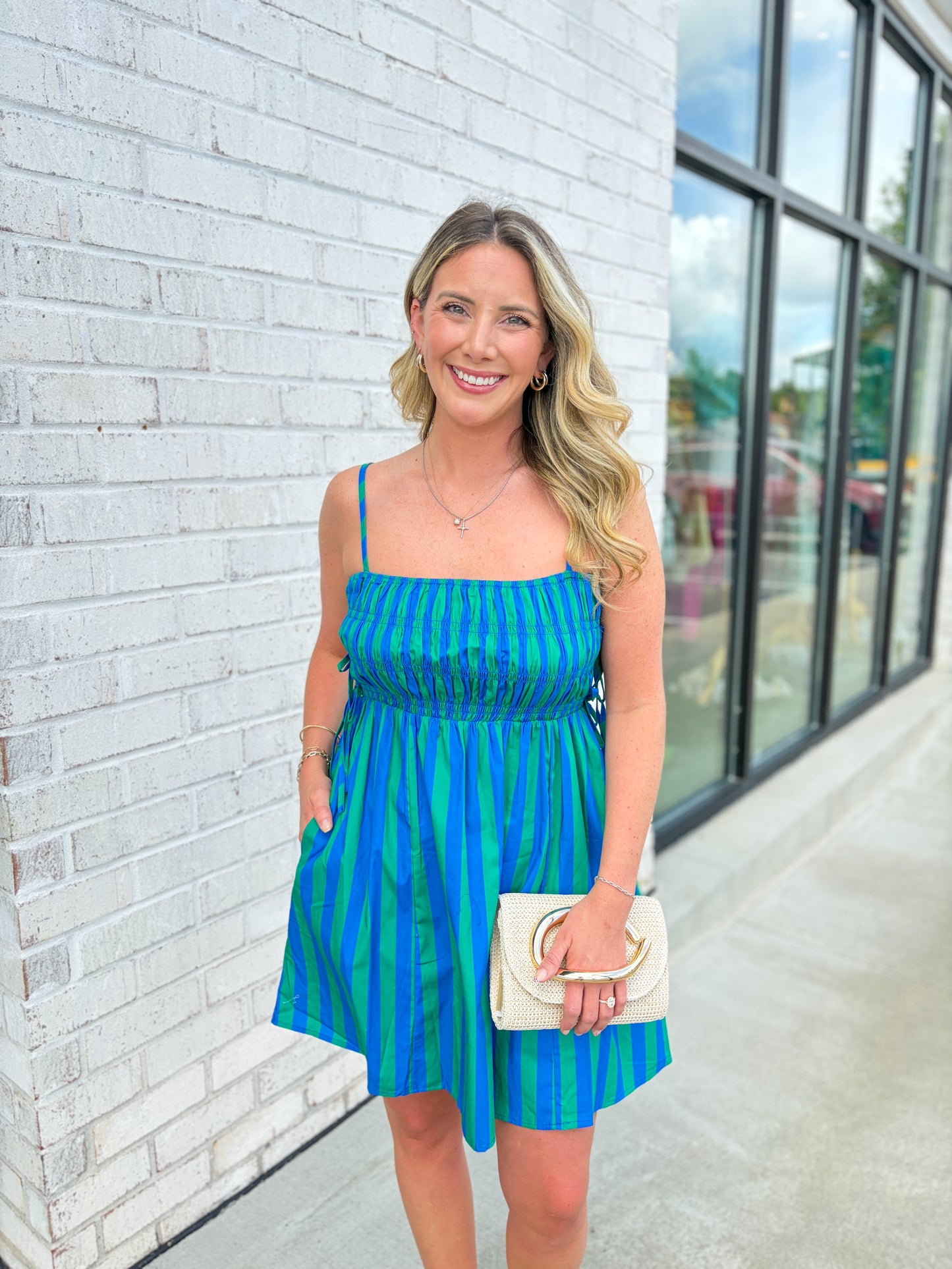 Megan Smocked Mini Dress