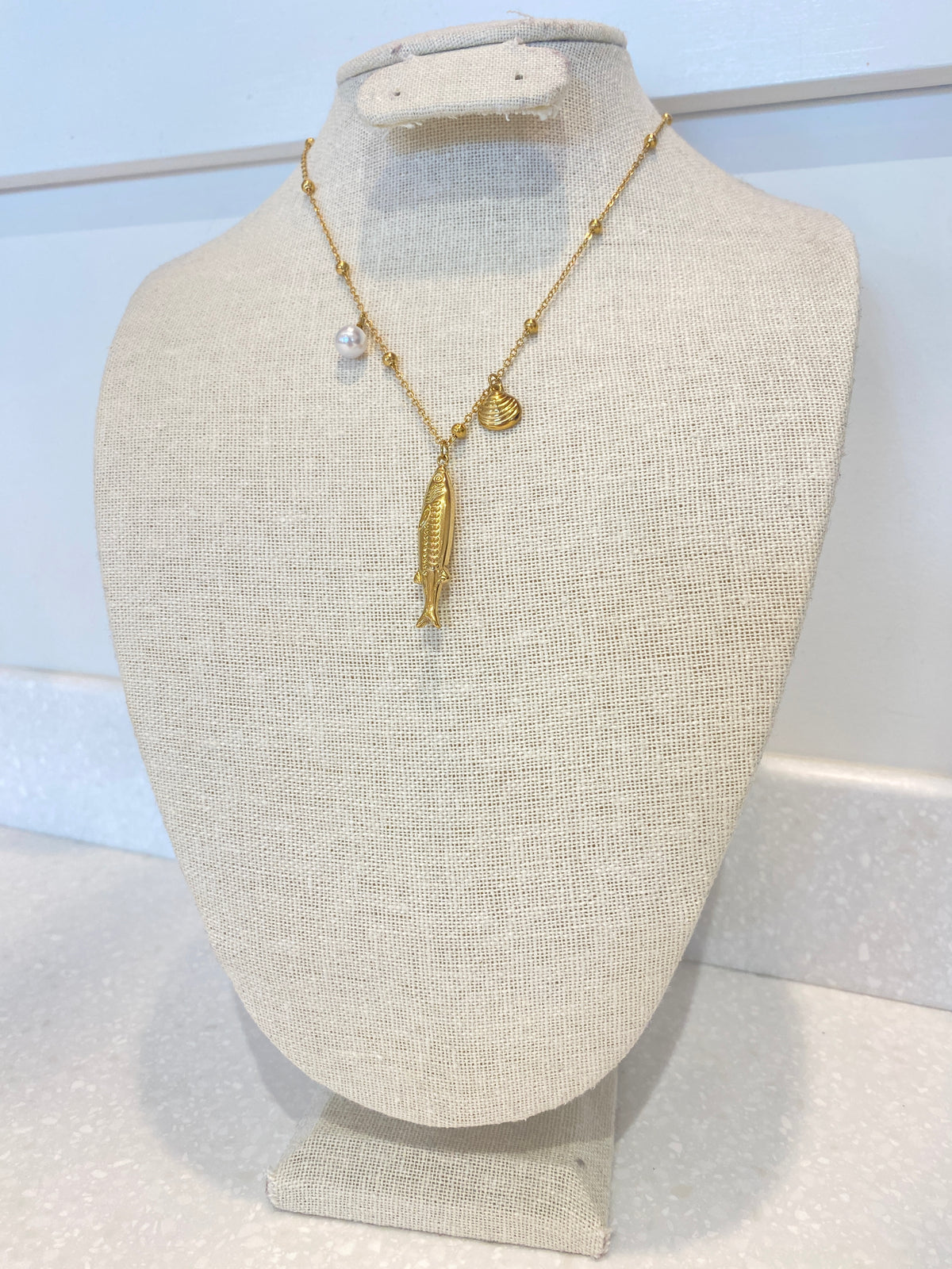 Sardine Pendant Necklace
