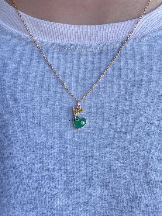 Heart Hole in One Necklace