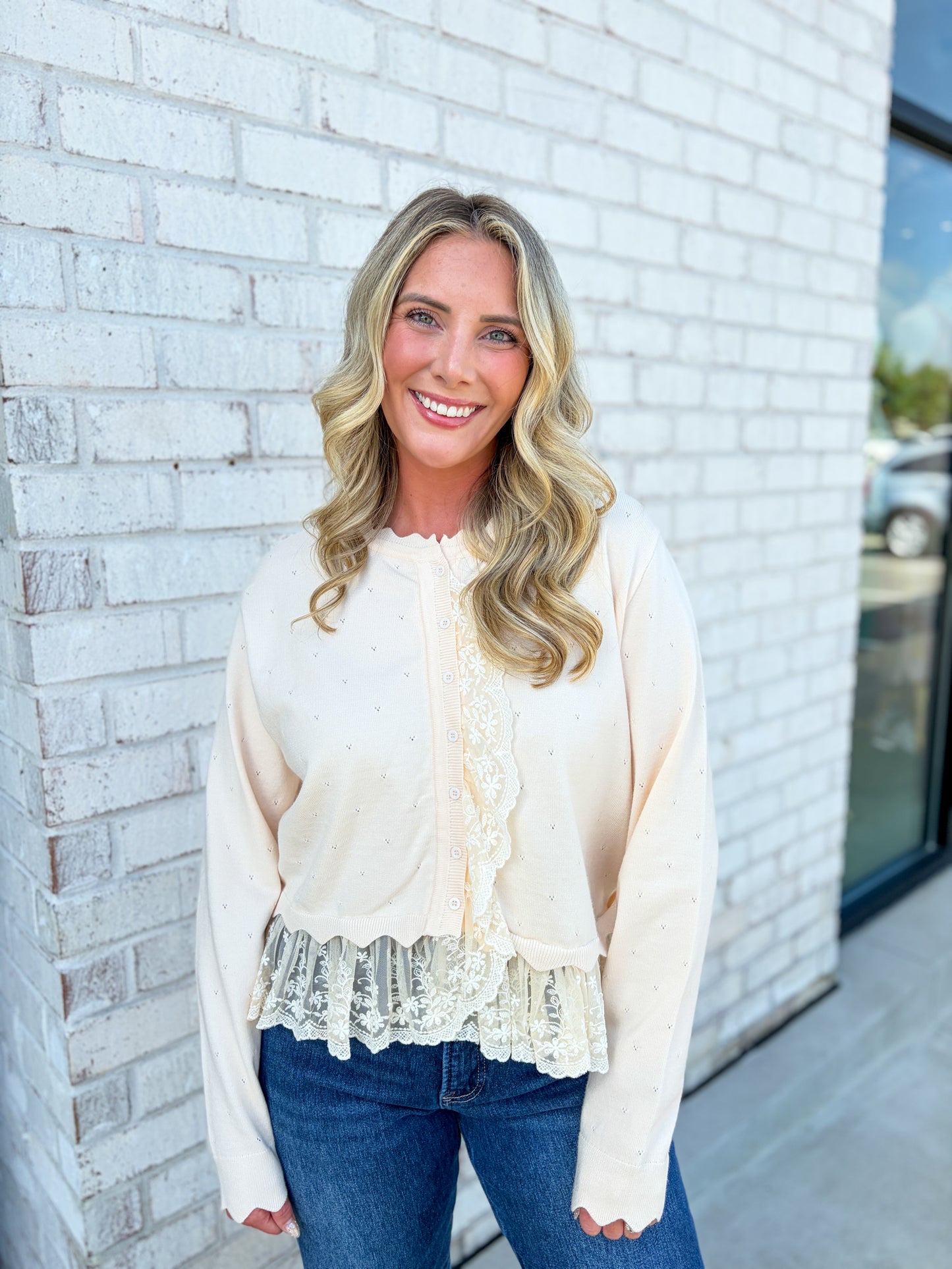 Stacie Lacey Button Blouse