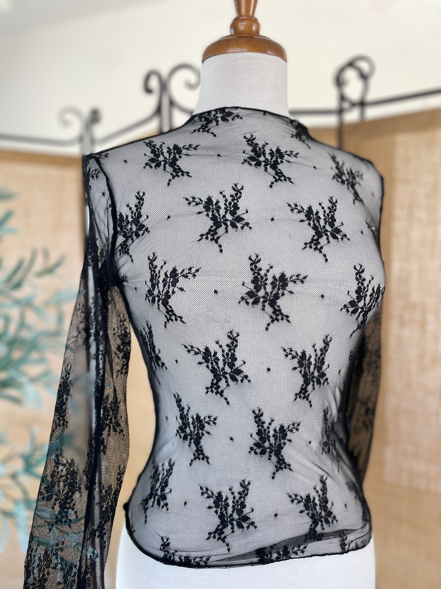 Long Sleeve Lace Top