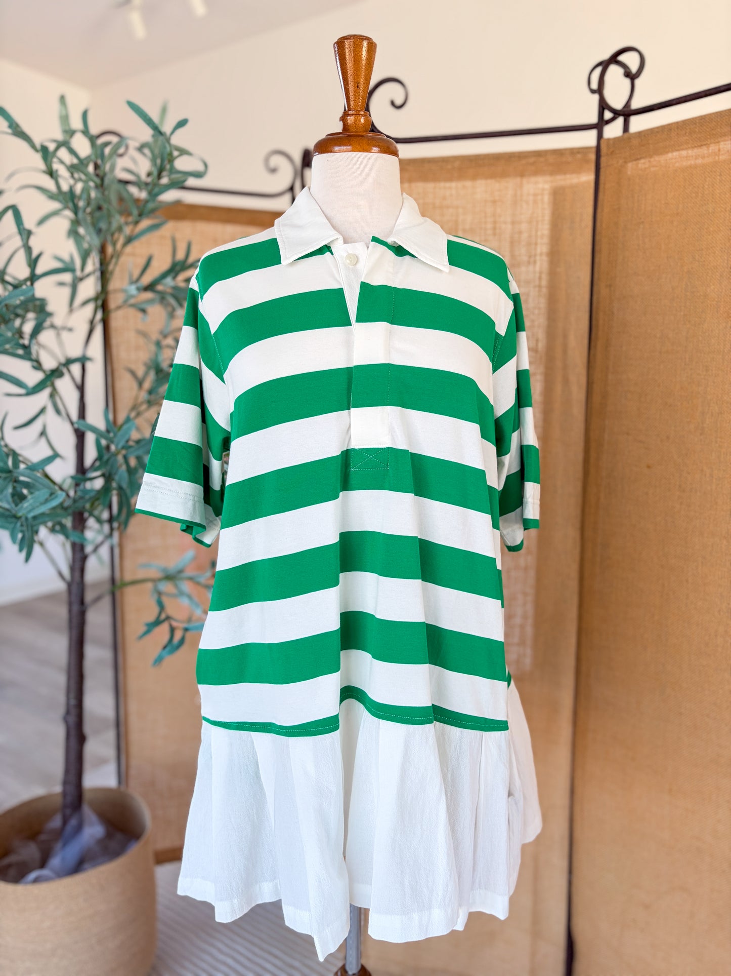 Striped T-Shirt Mini Dress