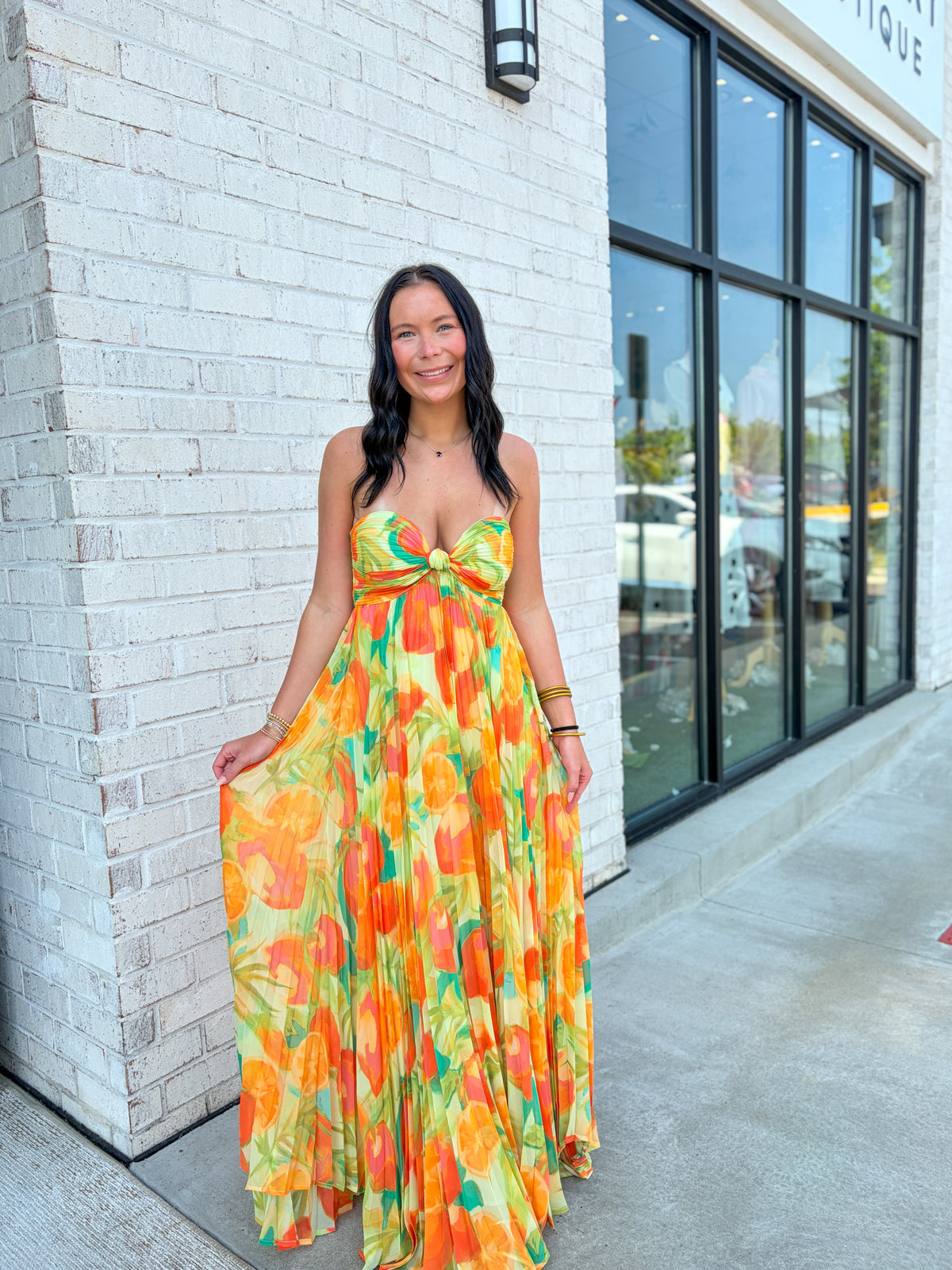 Getaway Strapless Maxi Dress