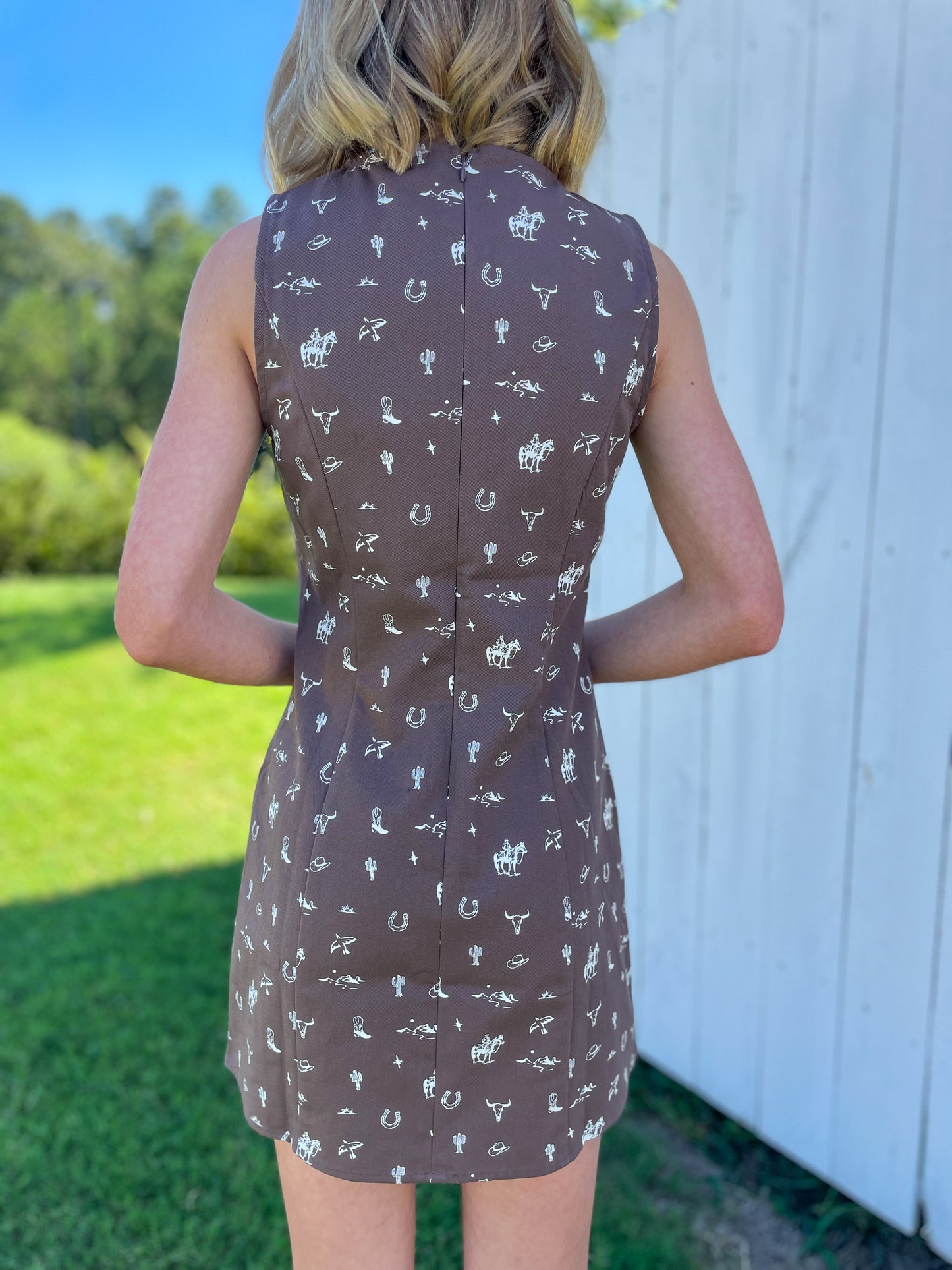 Hayes Western Mini Dress