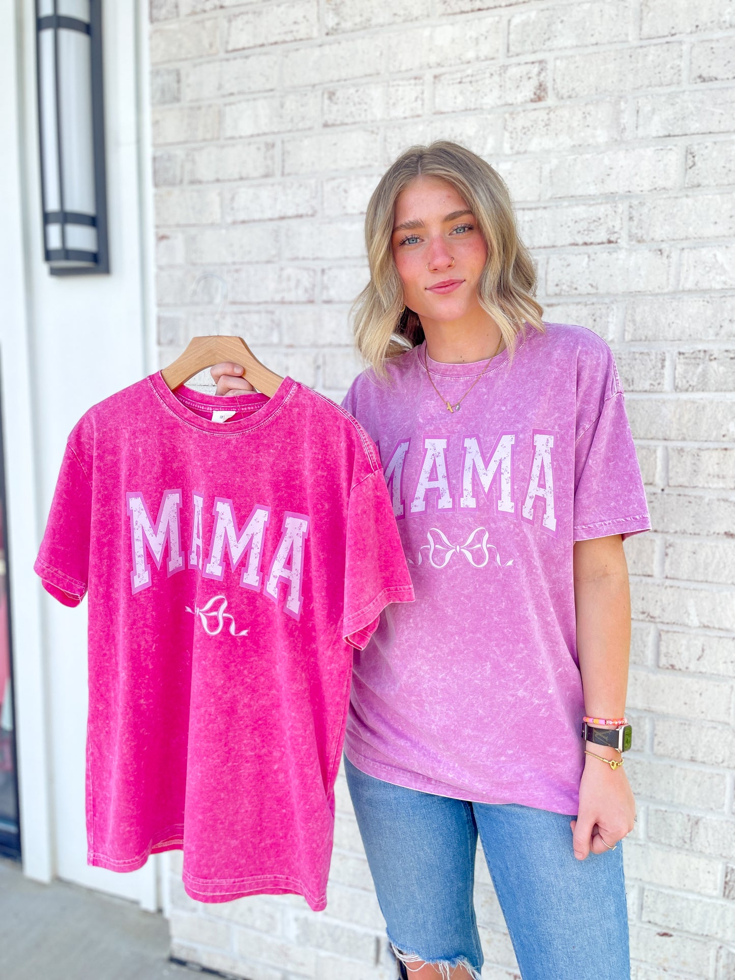 Dainty Floral MAMA Tee