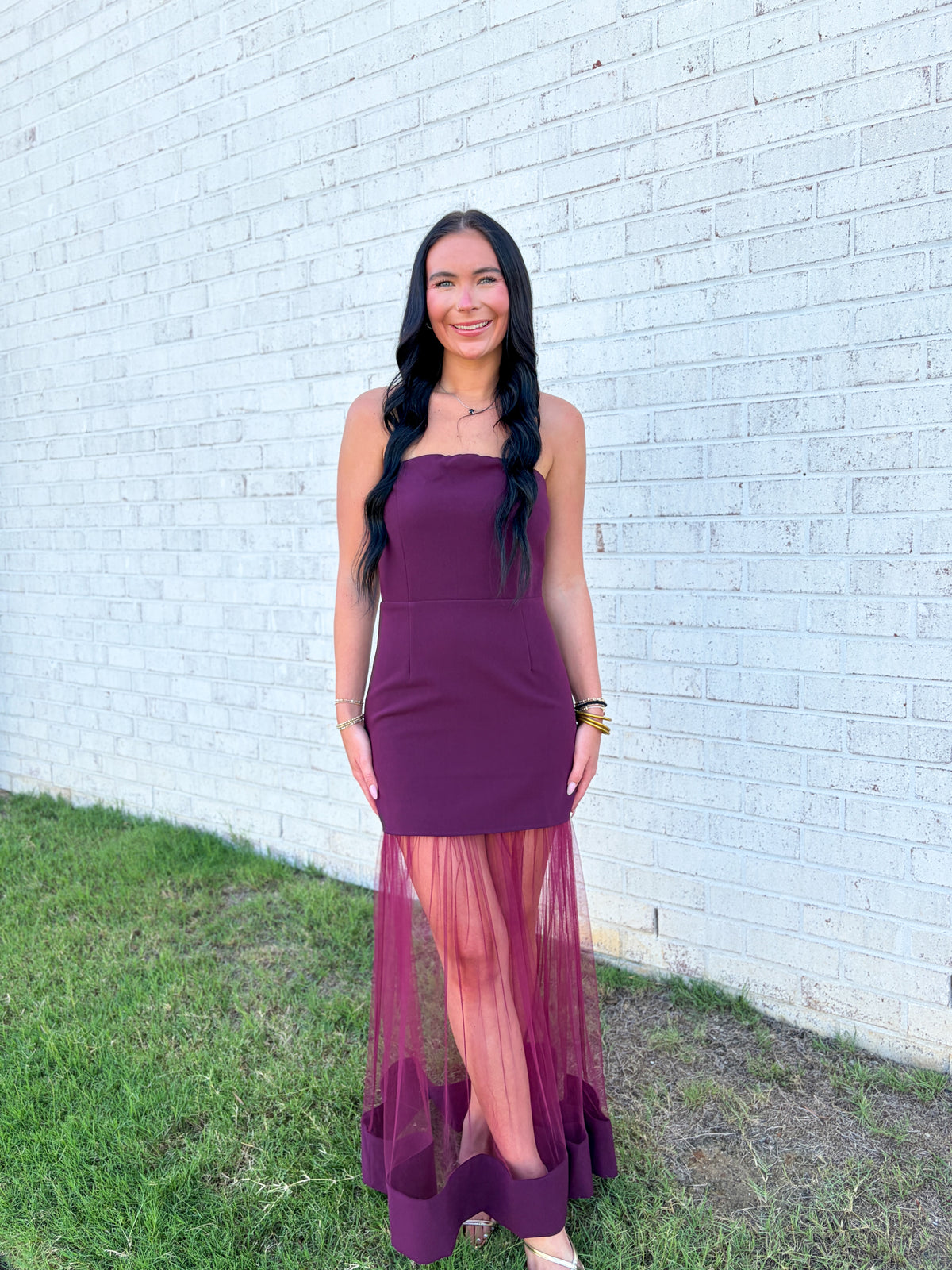 Daphne Strapless Maxi Dress