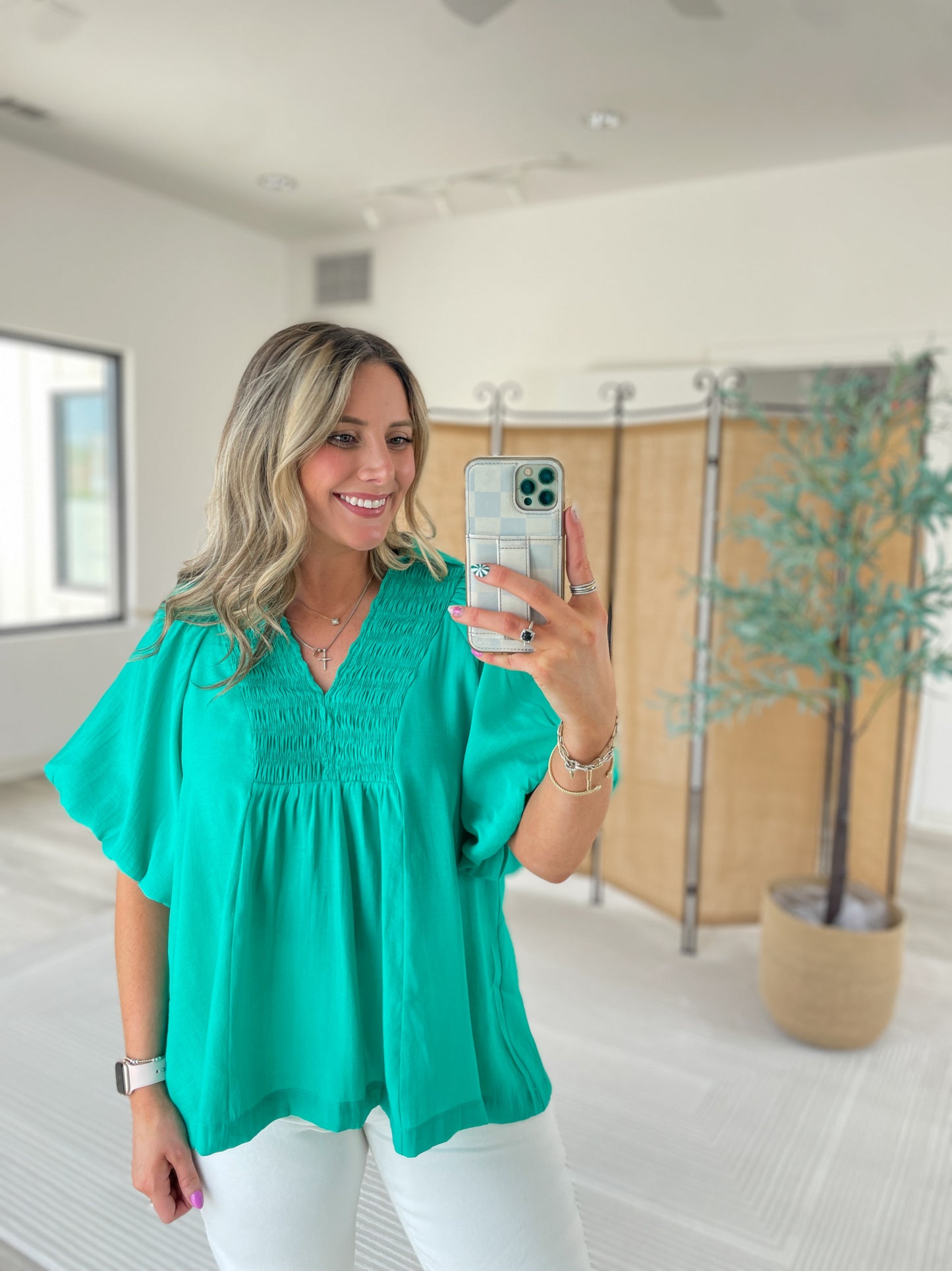 Finley V-Neck Blouse