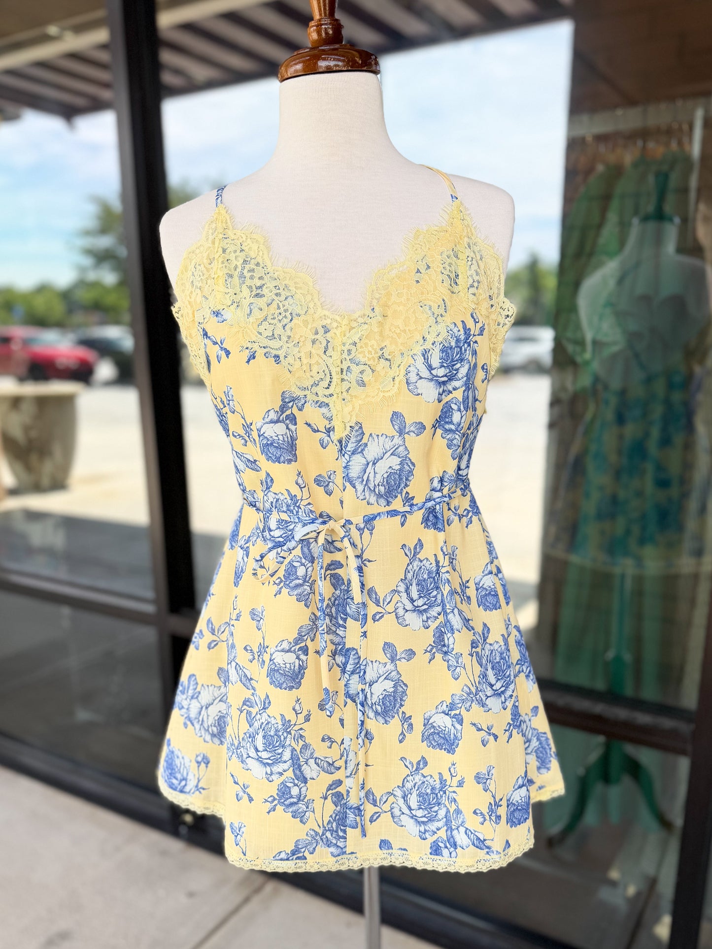 Tully Lace Detailed Mini Dress