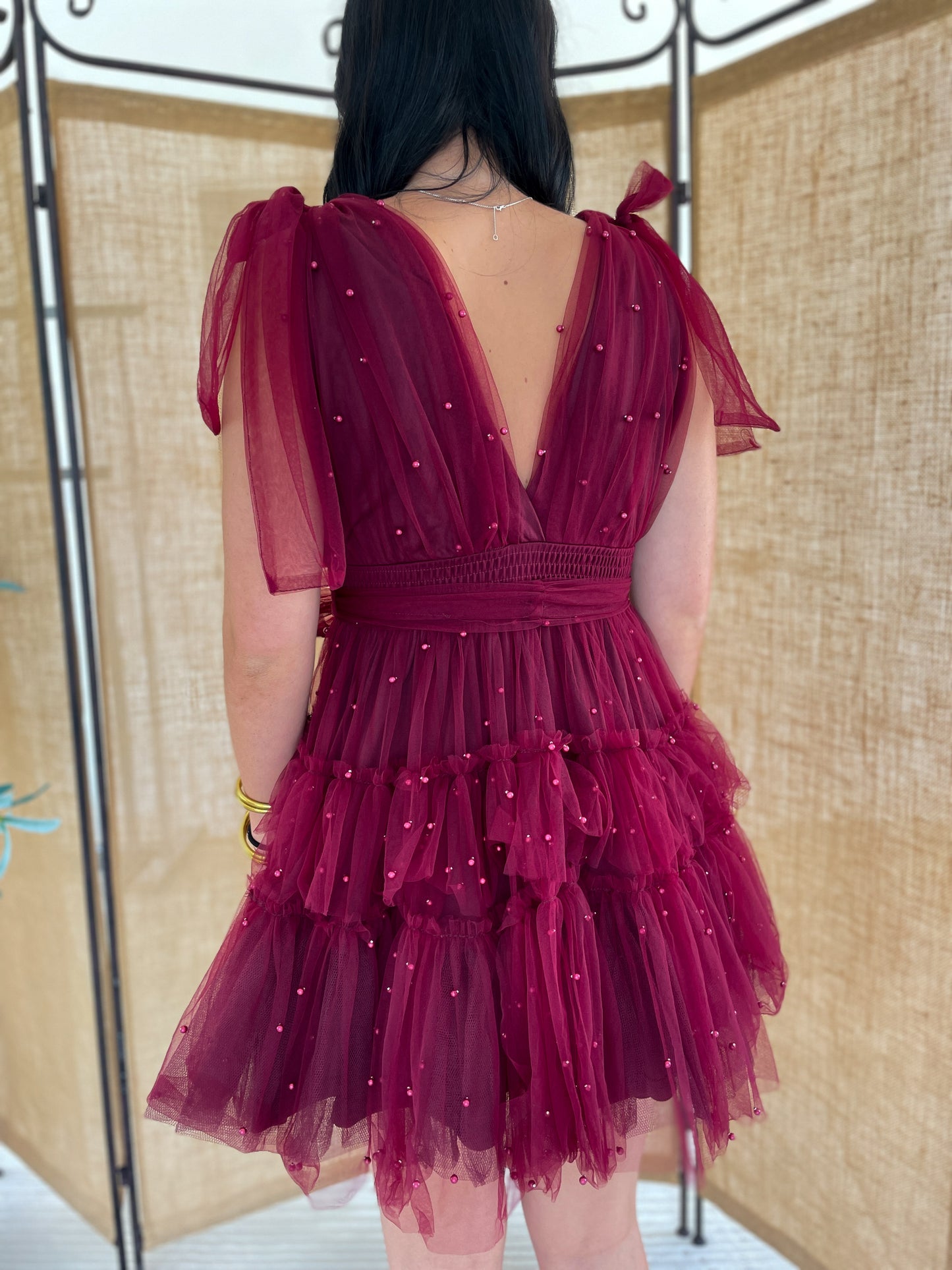 Eleanor Tulle Mini Dress