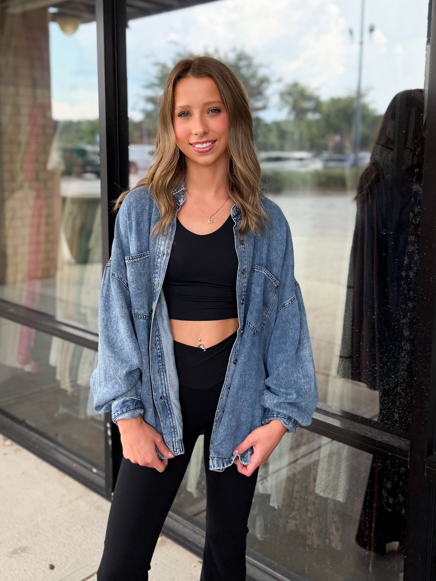 Denim Button Up Jacket
