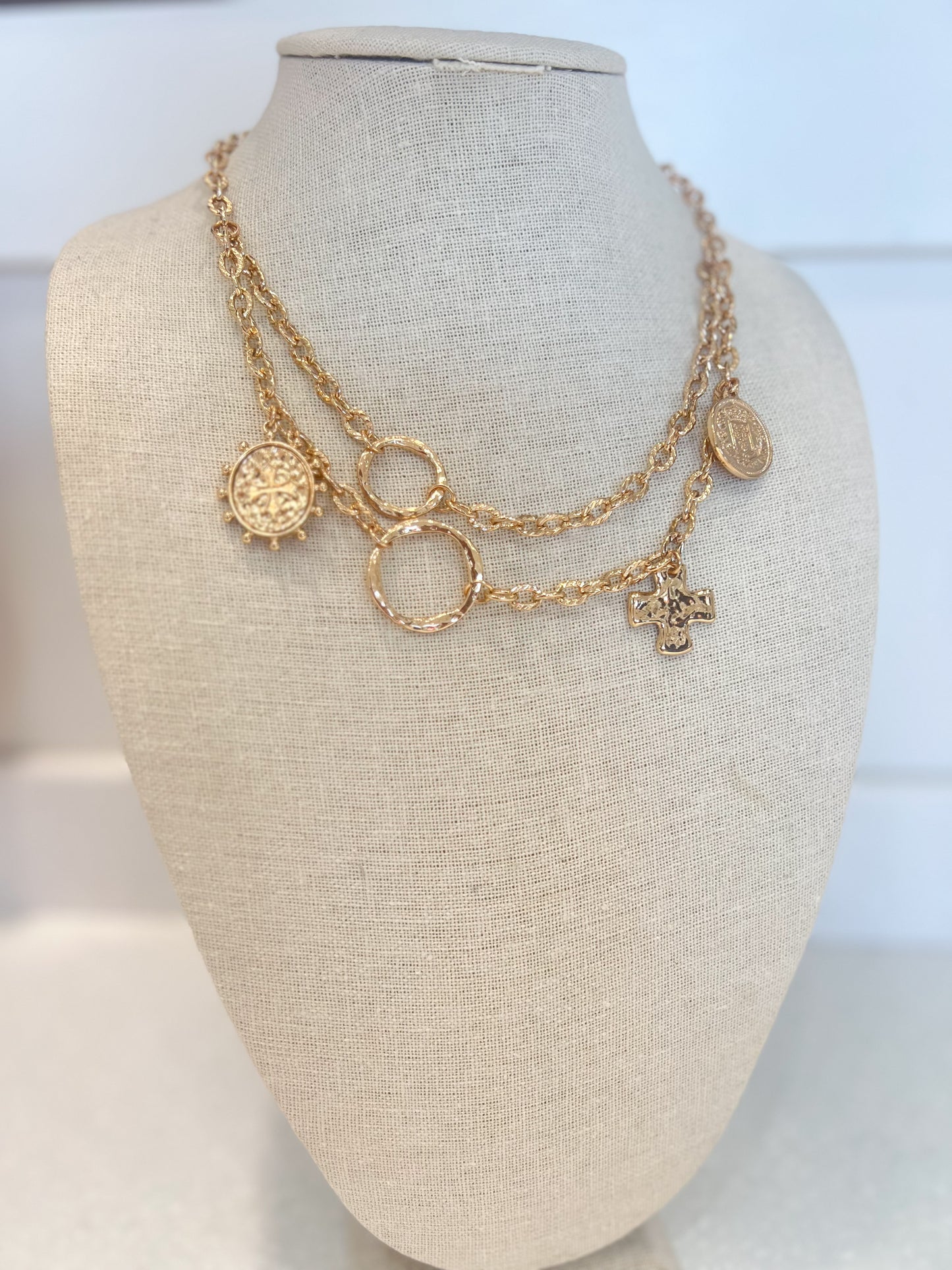 Layered Pendant Necklace