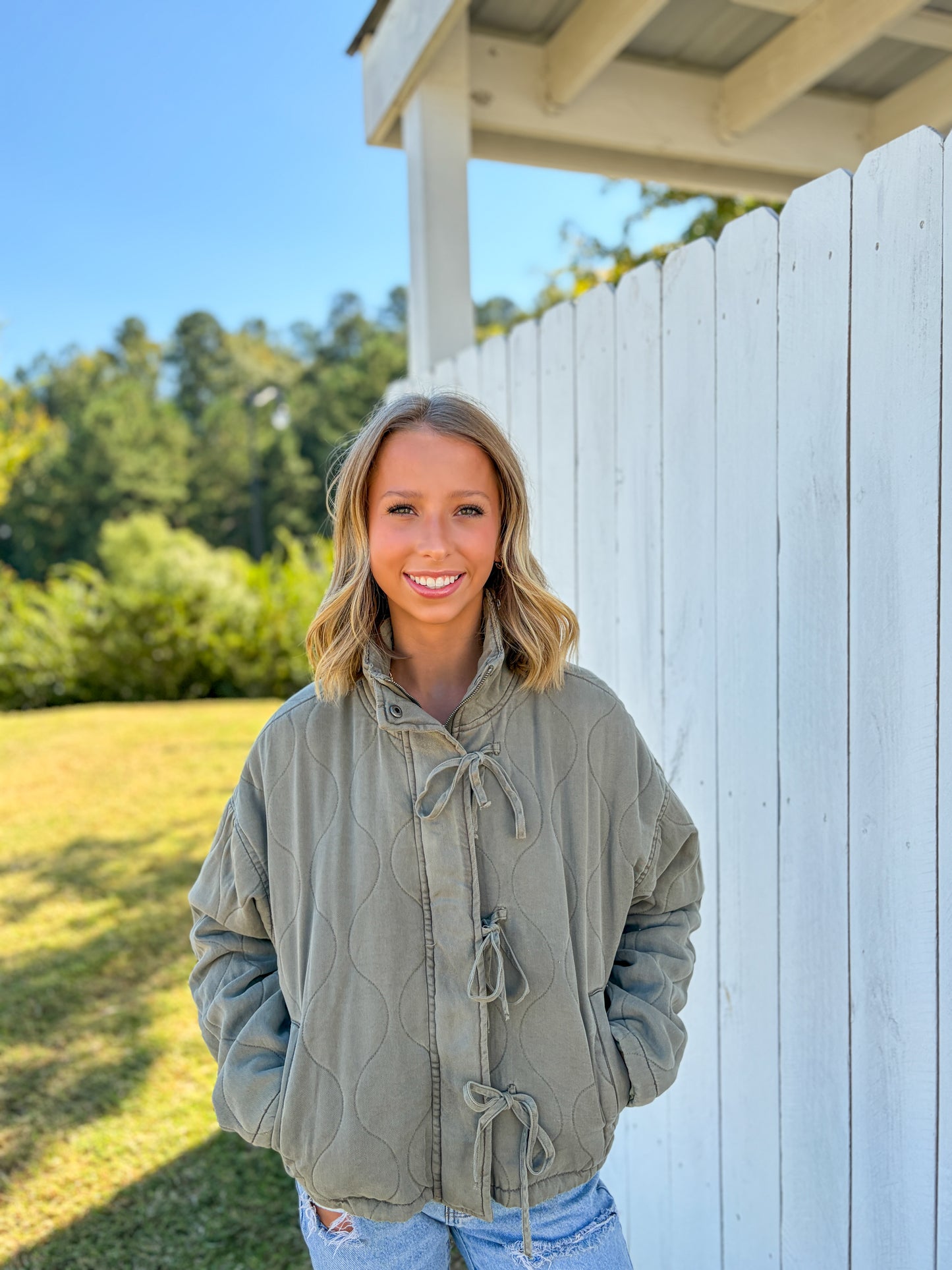 Westen Tie Front Jacket