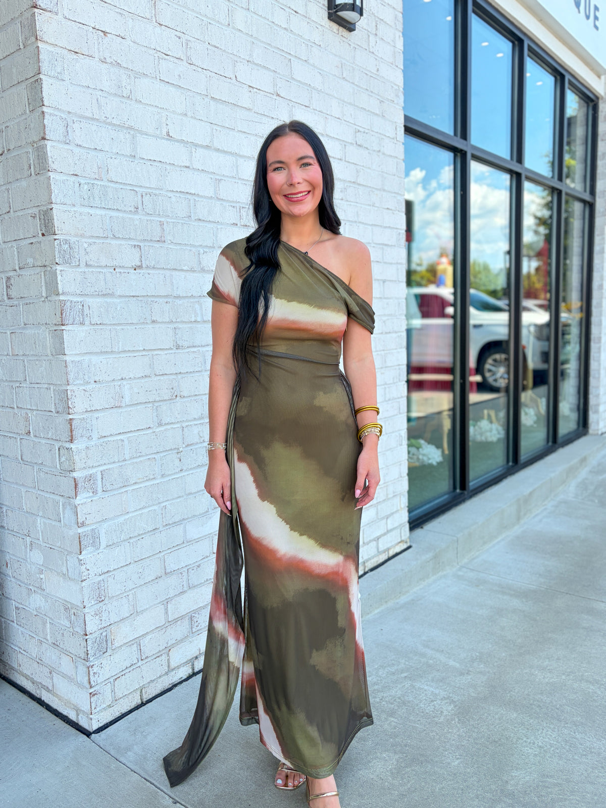 Kasey Off Shoulder Maxi Dress